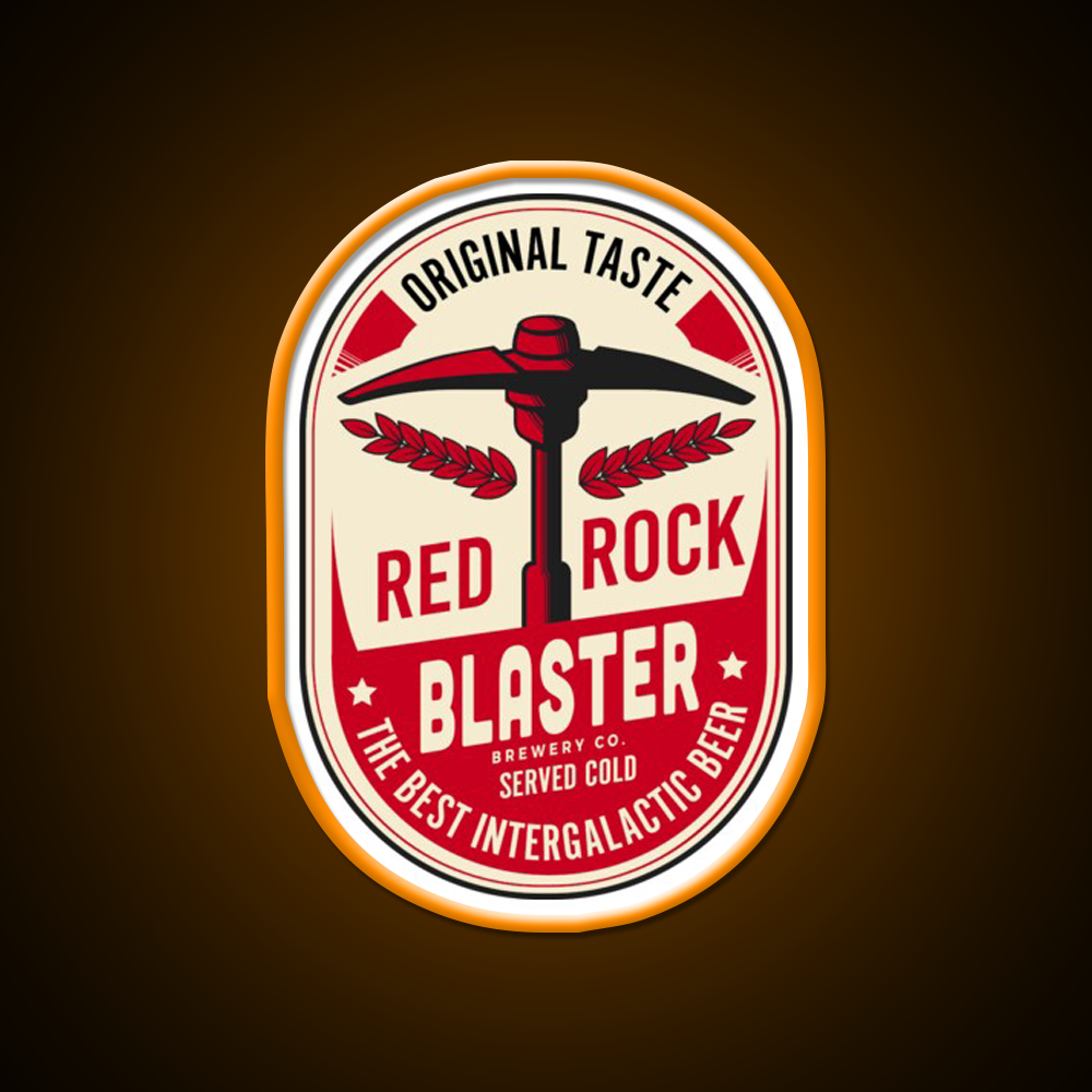 Red Rock Blaster Beer Bar Decor Led Neon Sign Rgb Color - LED neon sign view 6