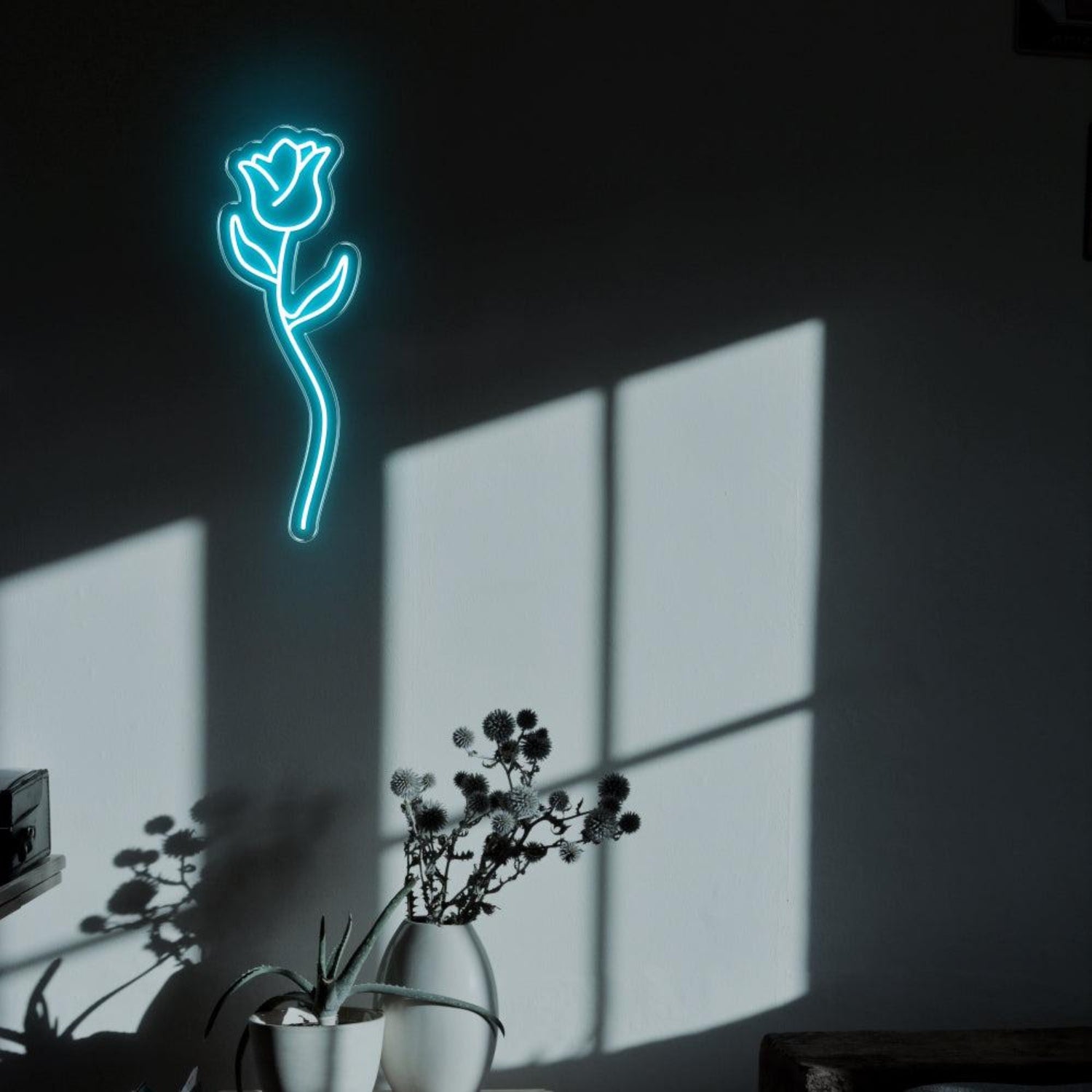 Red Rose Led Neon Sign For Modern Home Decor | Shineneon