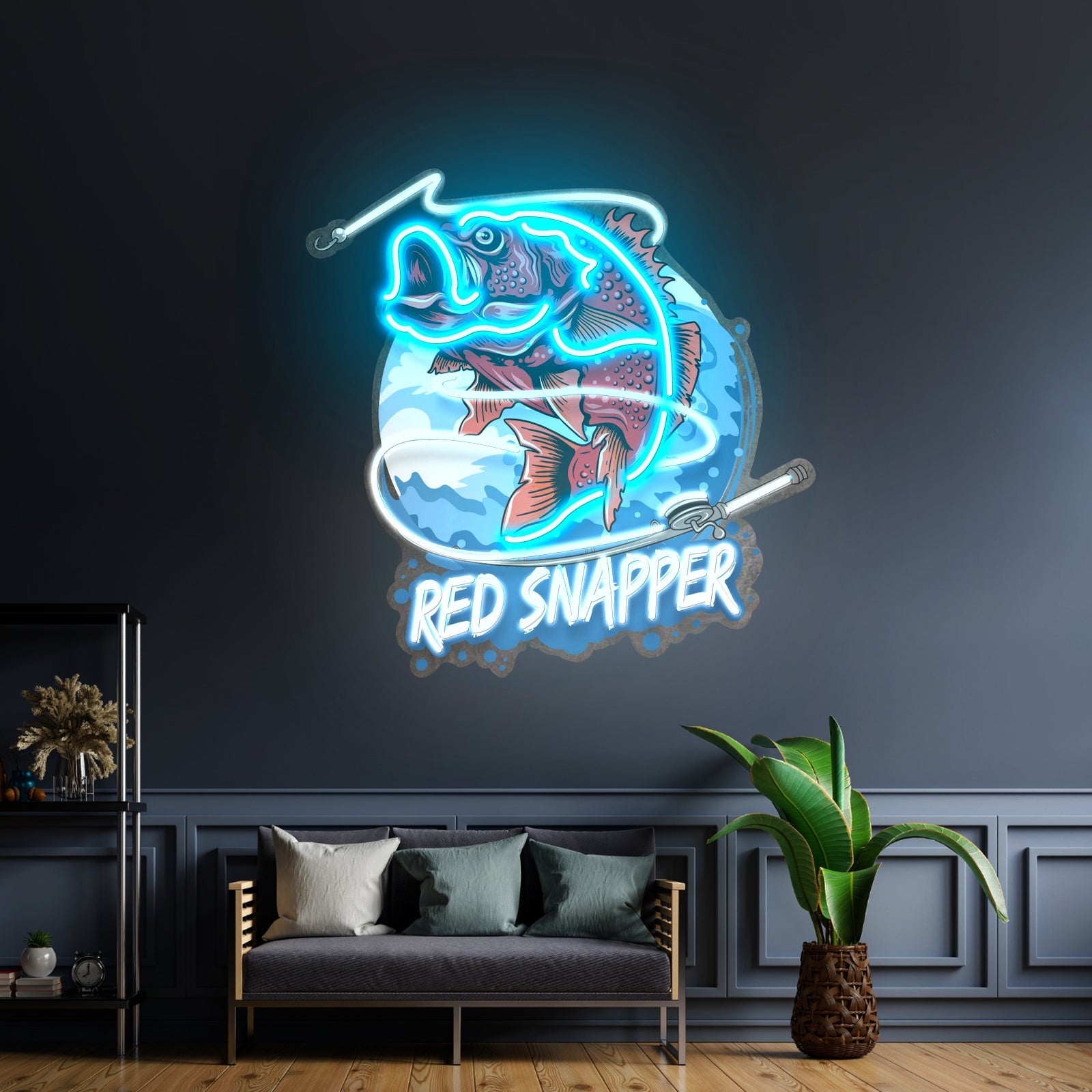 Red Snapper Led Neon Sign Light Custom Led Signs - Shineneon