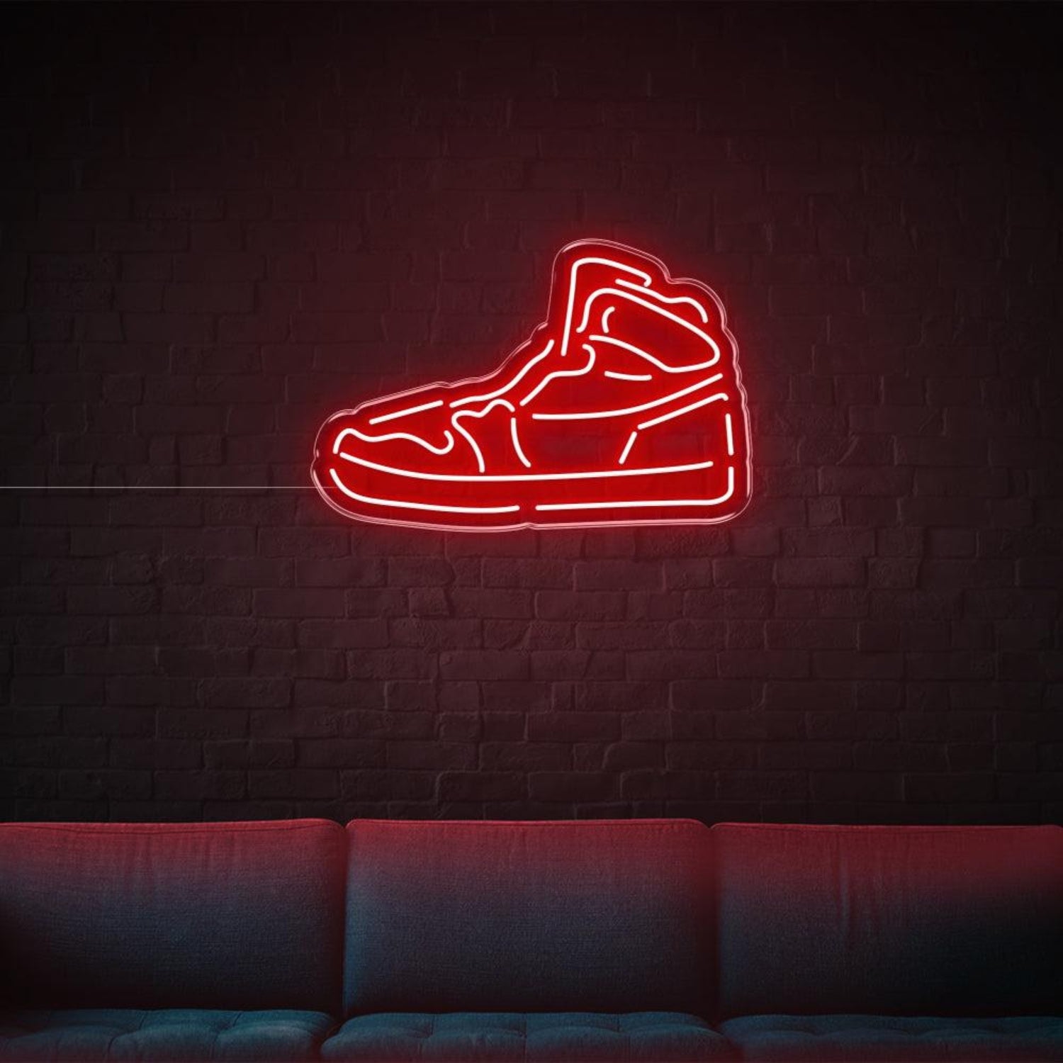 Red Sneaker Shoe Led Neon Sign For Sports Room Decor | Shineneon