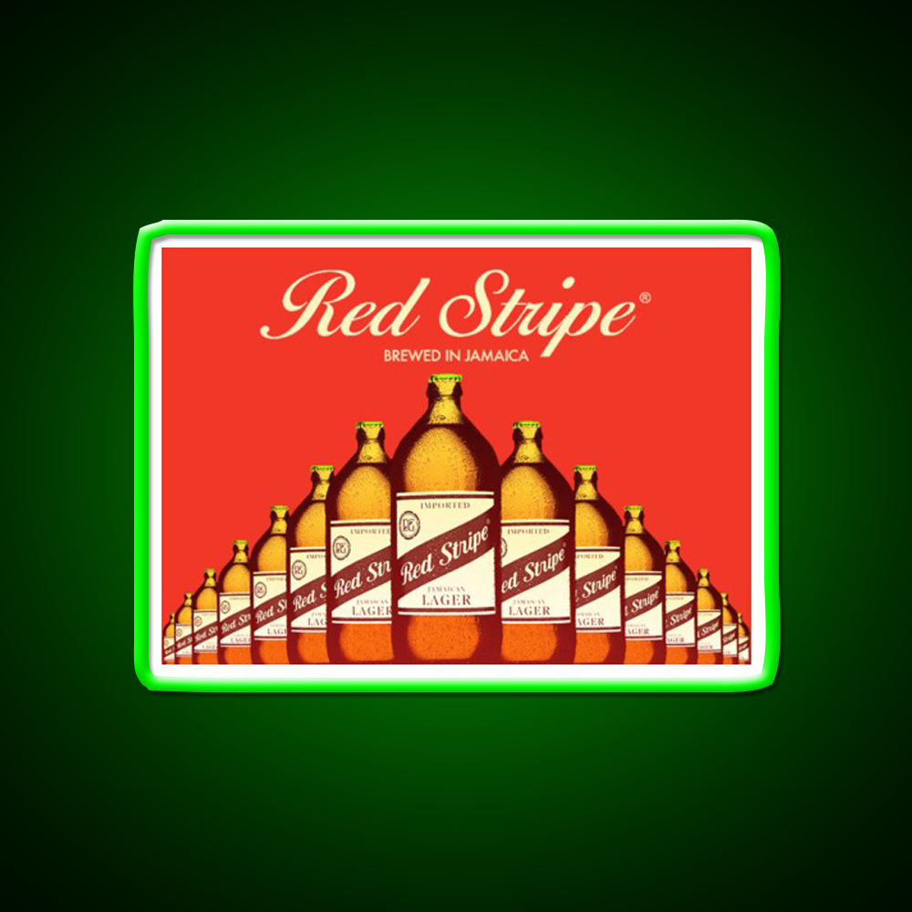 Red Stripe Beer Brewed Beer Bar Decor Led Neon Sign Rgb Color - LED neon sign view 8