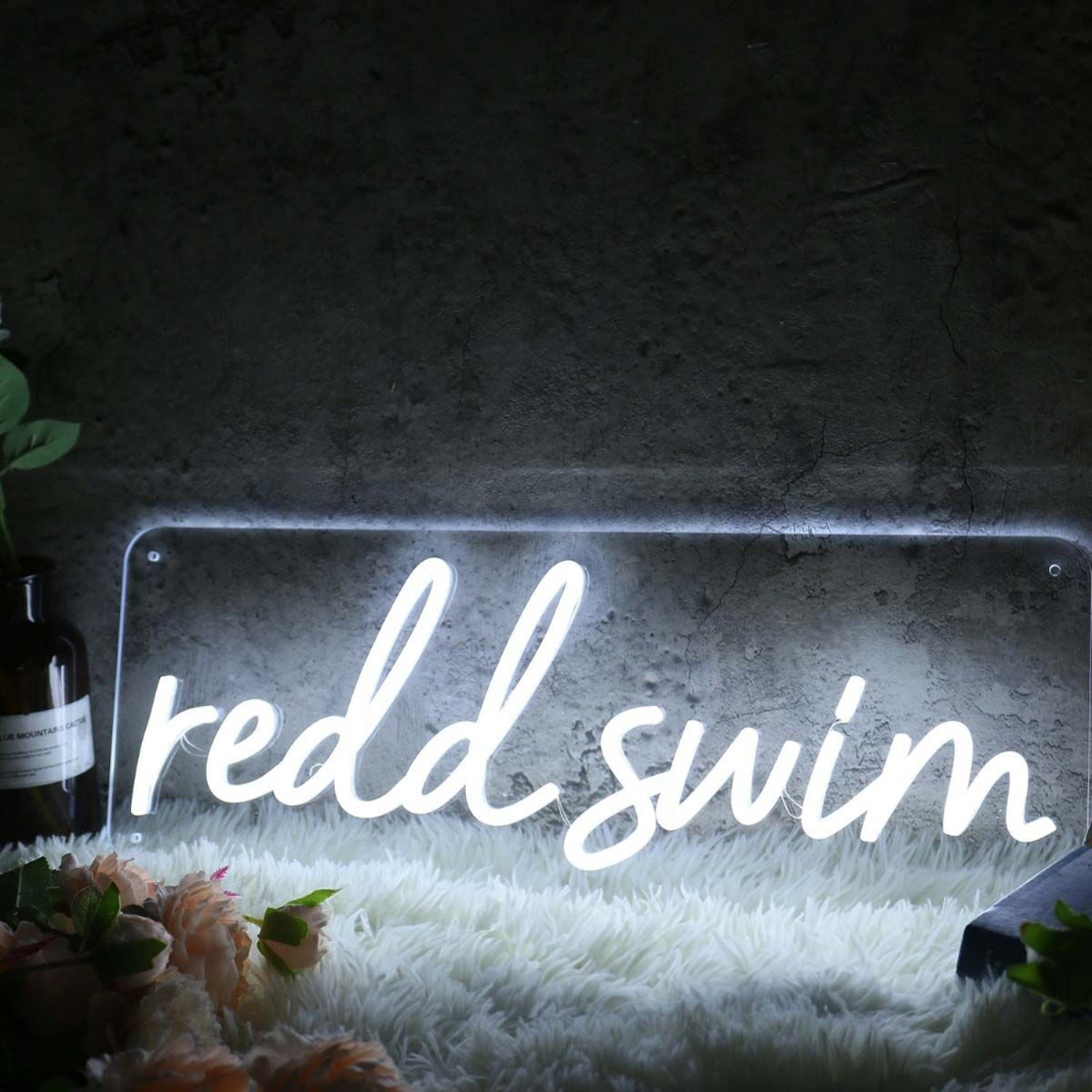 Redd Swim White Led Neon Sign - Shineneon