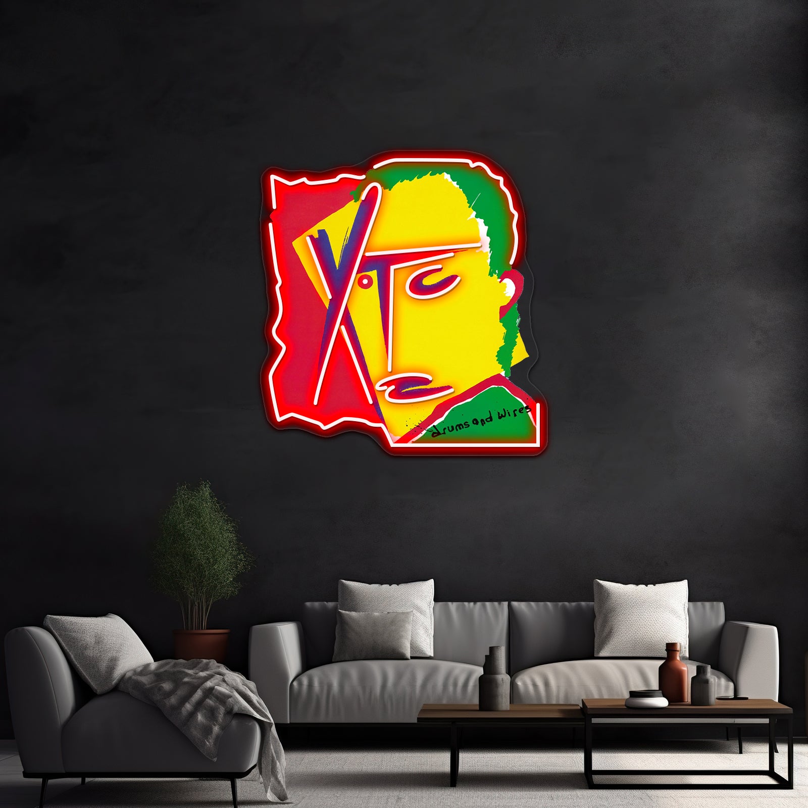 Refuse Play Conventional Punk Rock Xtc Retro Artwork Led Neon Signs | Shineneon