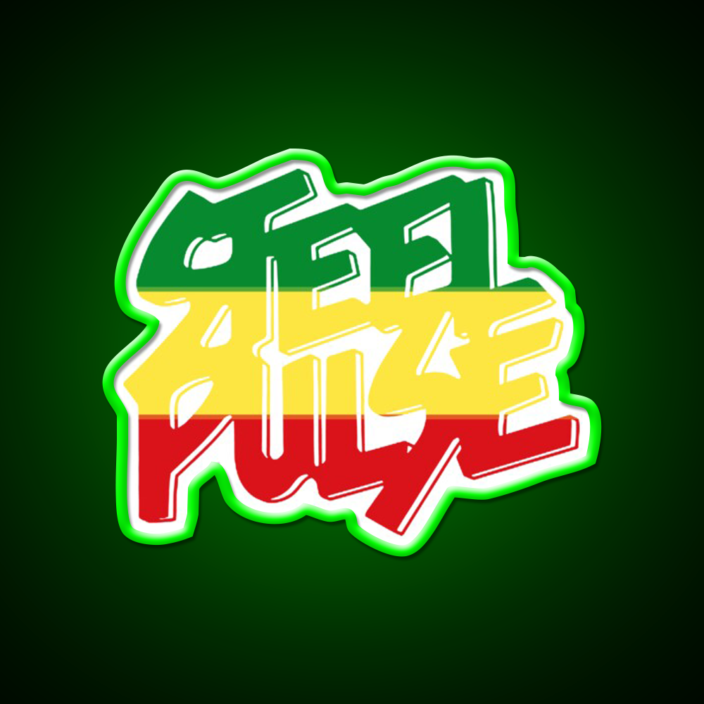 Reggae Roots Hemp Inspired Green Leaf Led Neon Sign Rgb Color - LED neon sign view 8
