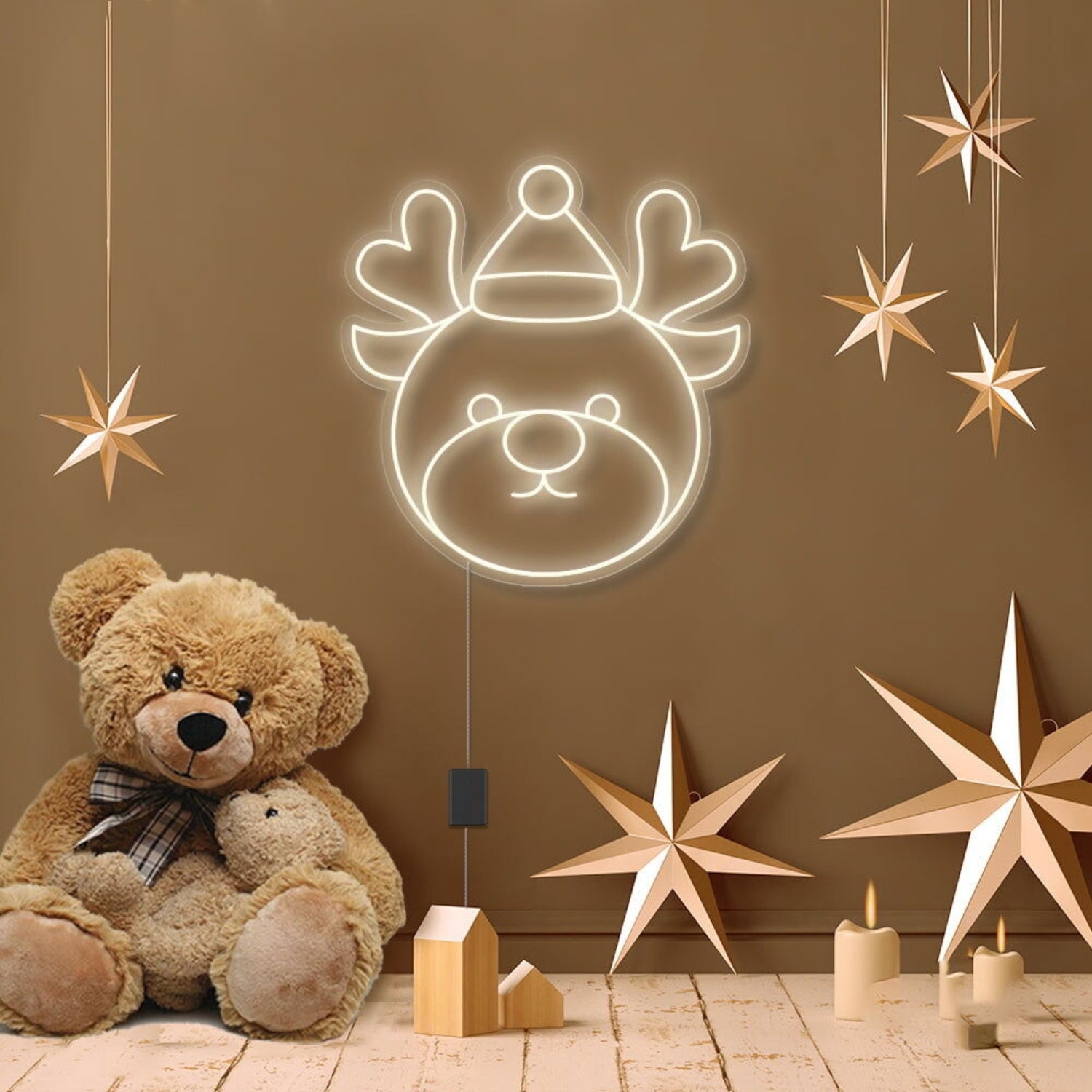 Reindeer Cartoon Neon Sign | Shineneon
