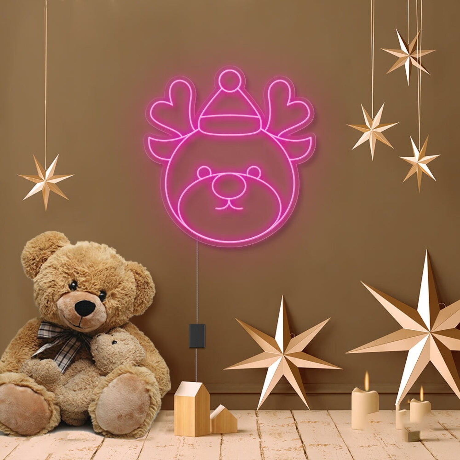 Reindeer Cartoon Neon Sign | Shineneon