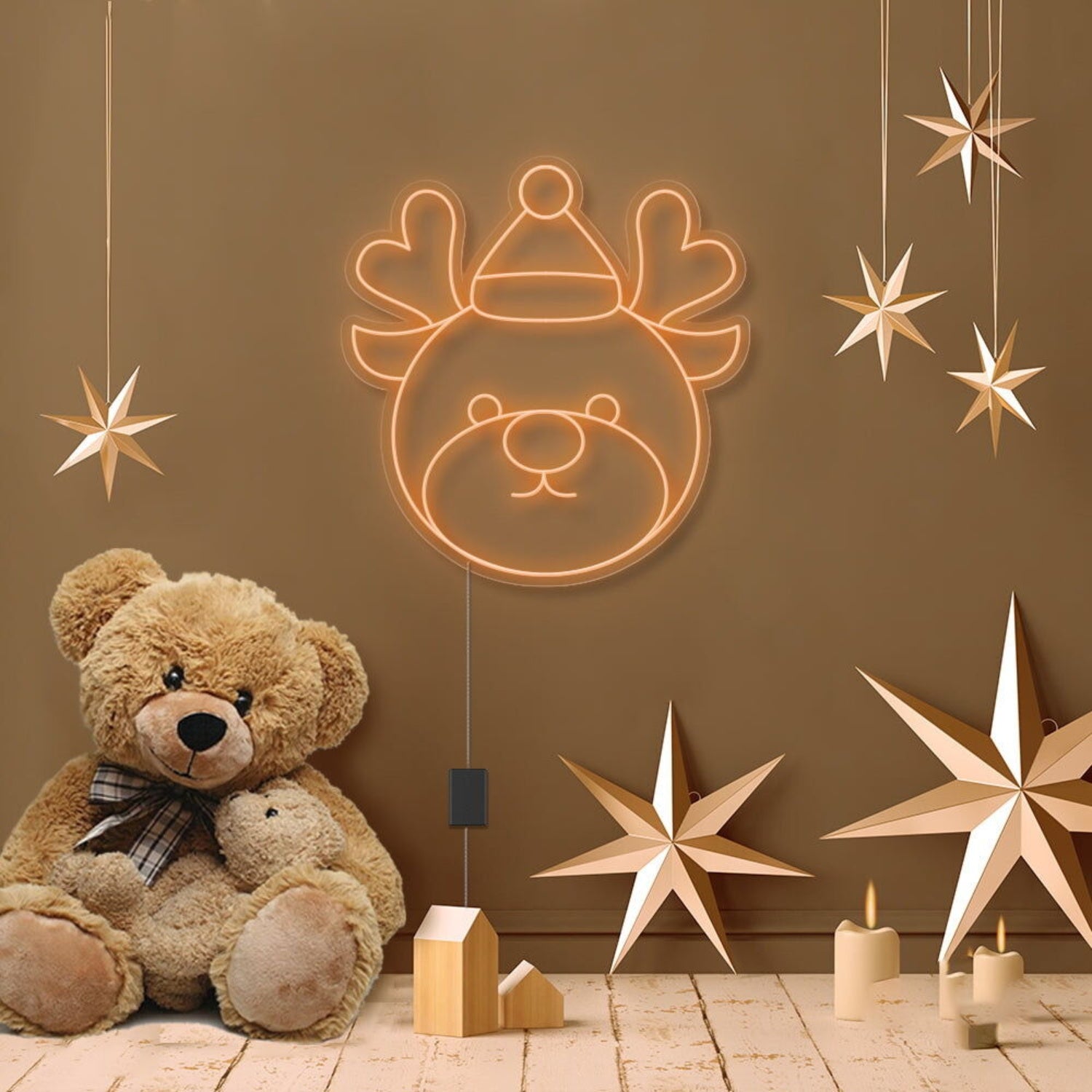 Reindeer Cartoon Neon Sign | Shineneon