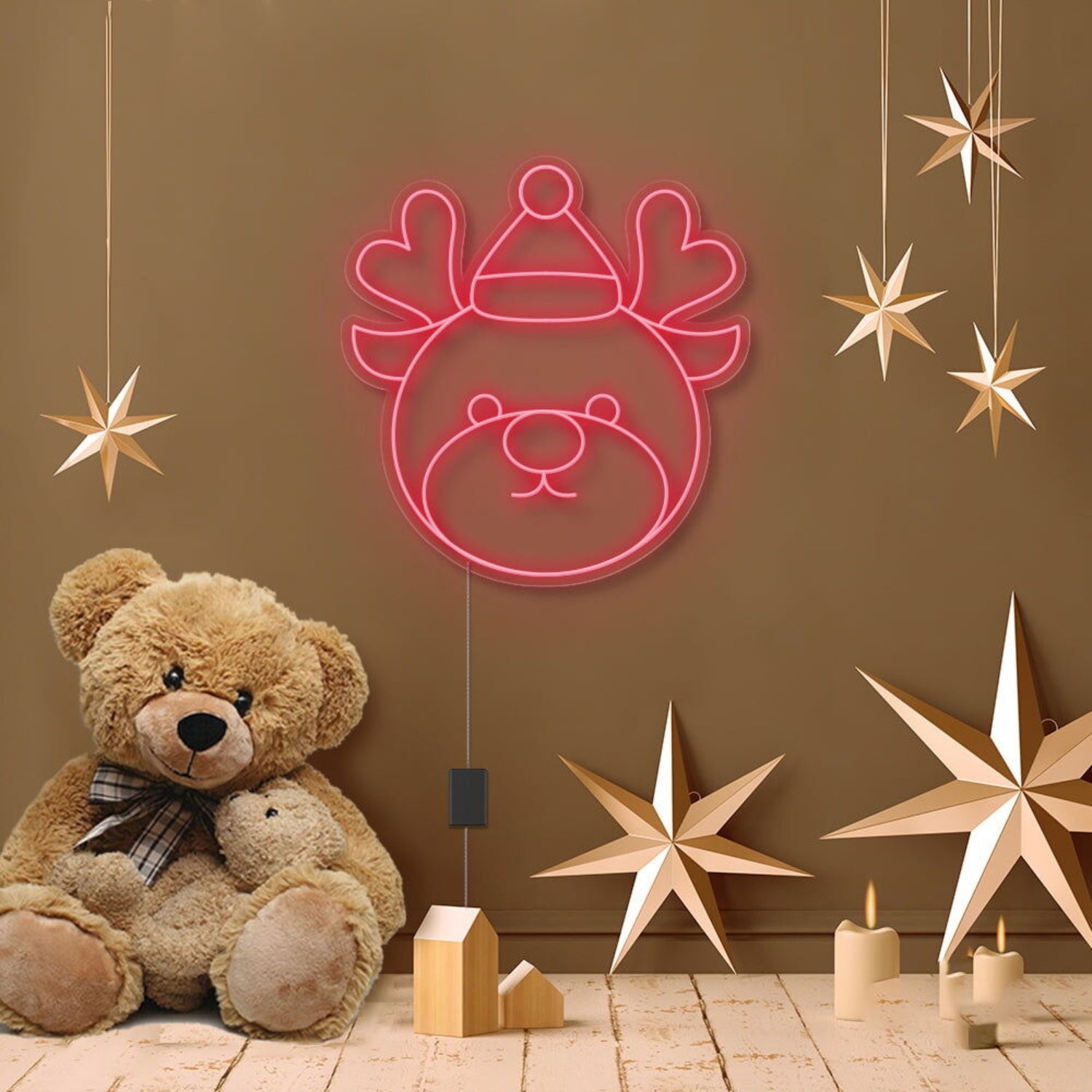 Reindeer Cartoon Neon Sign | Shineneon