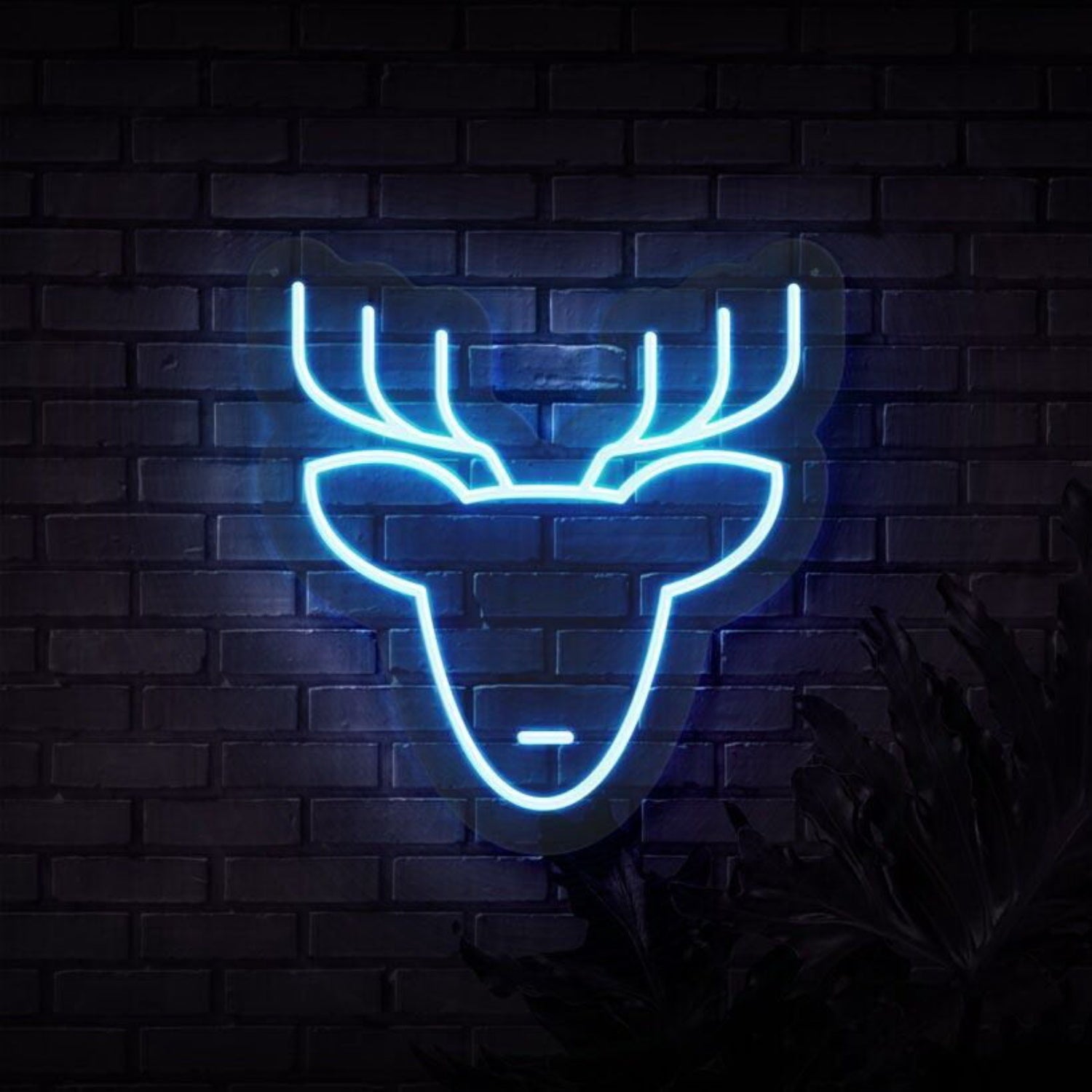 Reindeer Head Neon Sign | Shineneon