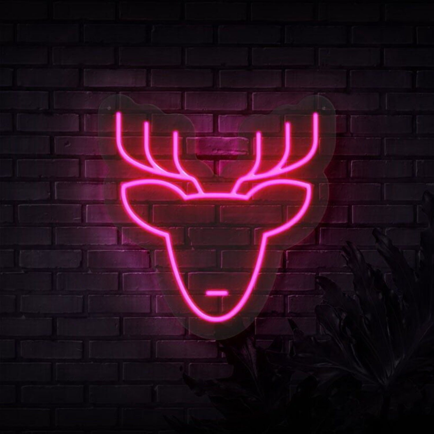 Reindeer Head Neon Sign | Shineneon