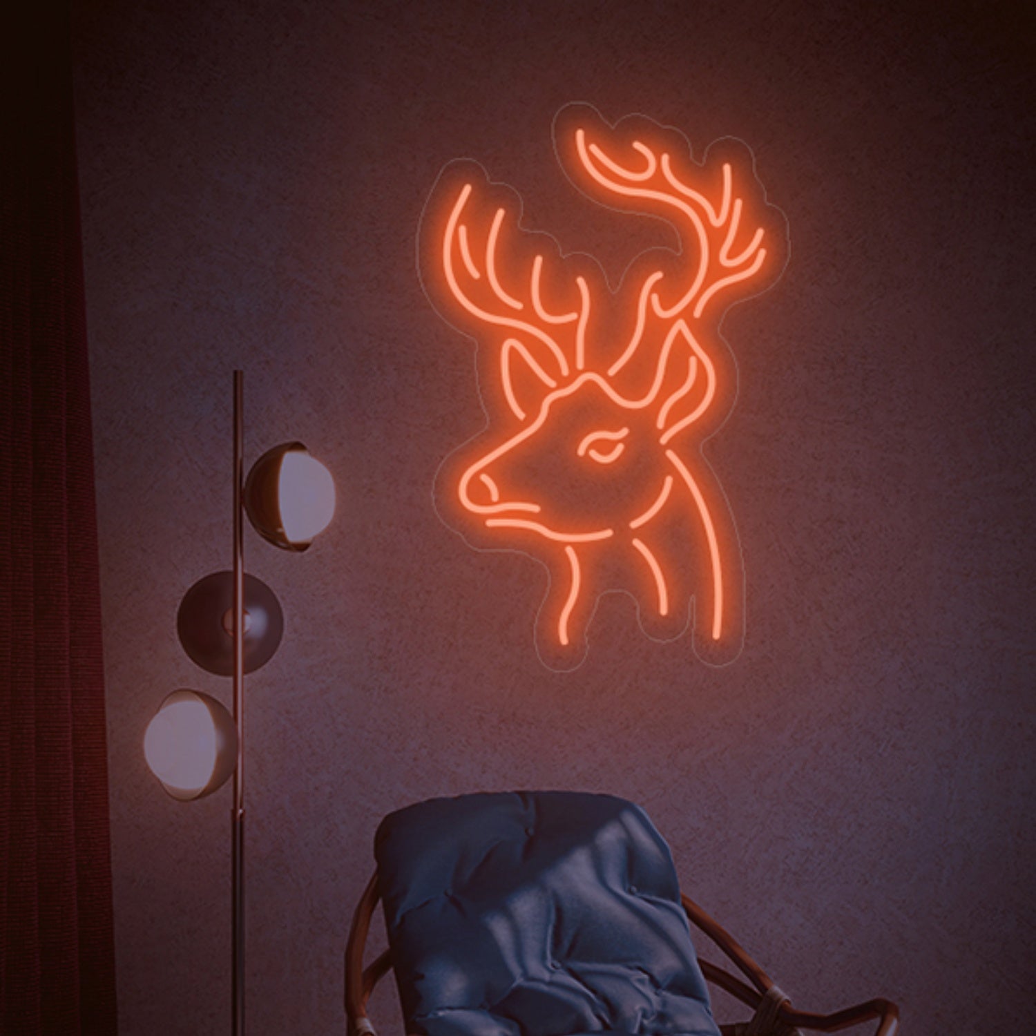 Reindeer Neon Sign Wall Art Decor | Shineneon