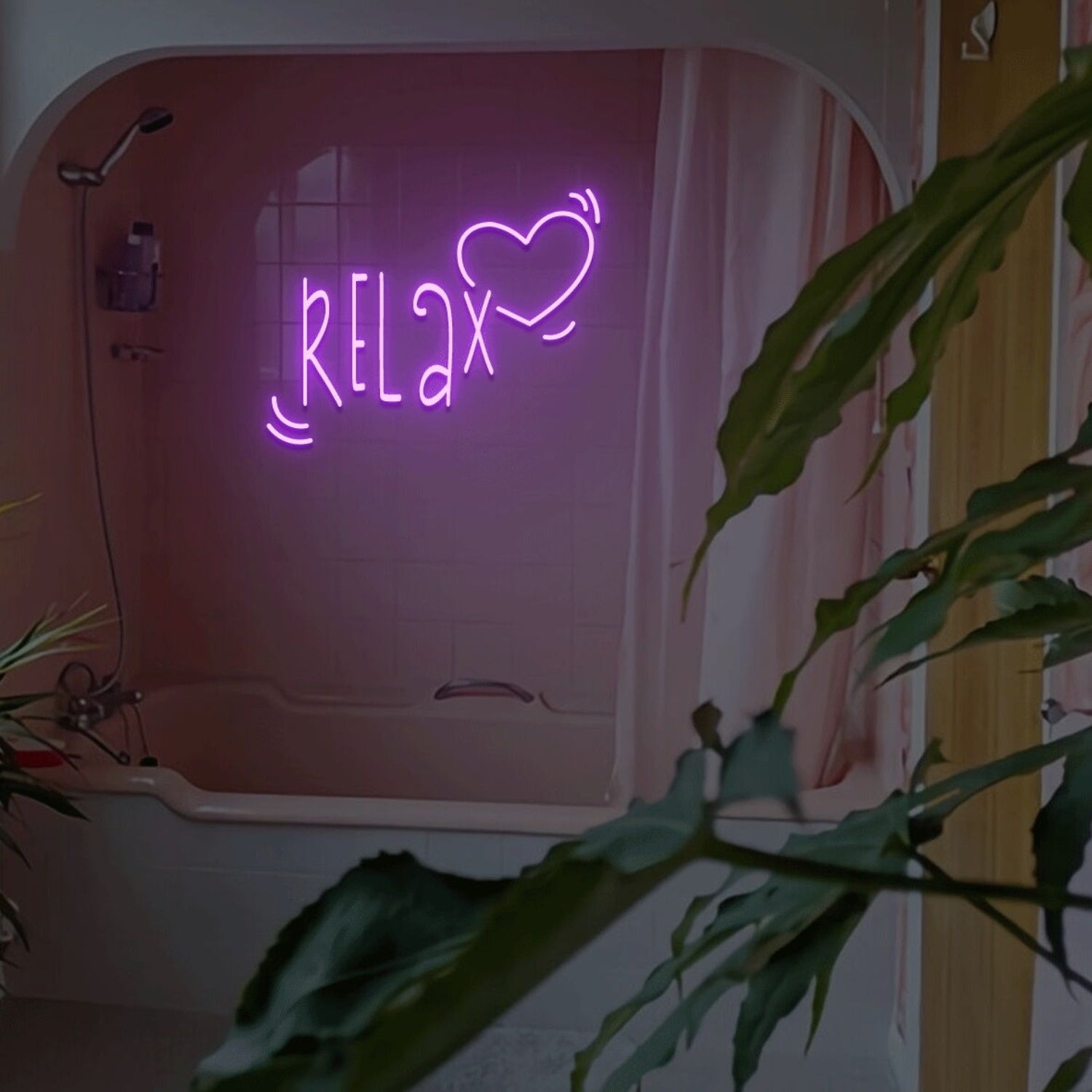Relax And Heart Neon Sign | Shineneon