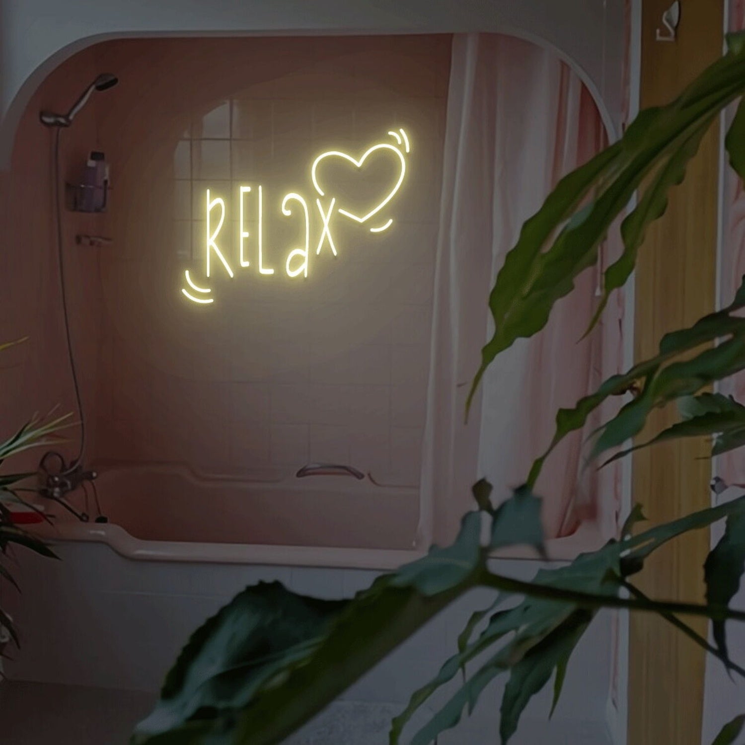 Relax And Heart Neon Sign | Shineneon