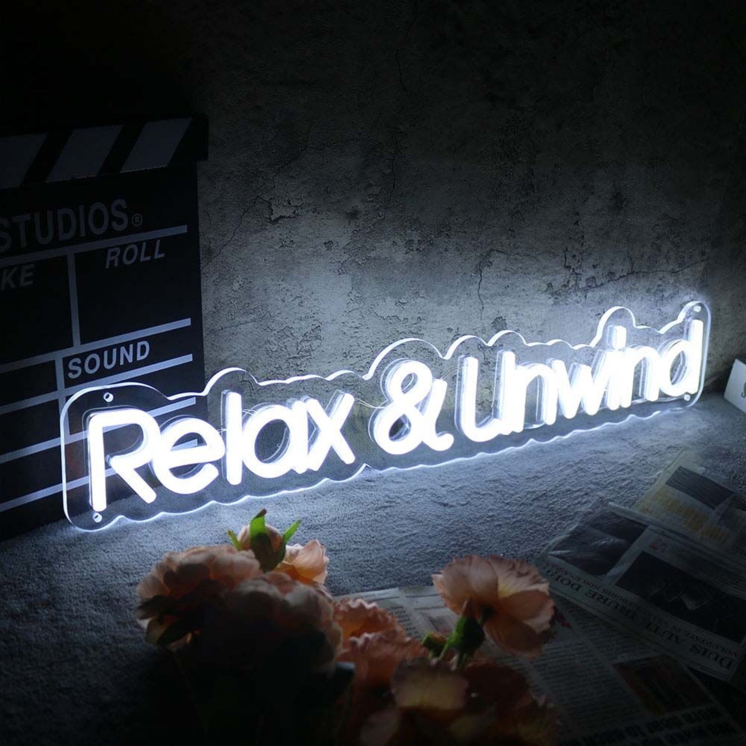 Relax And Unwind Led Neon Sign Frelaxation And Wellness Spaces | Shineneon