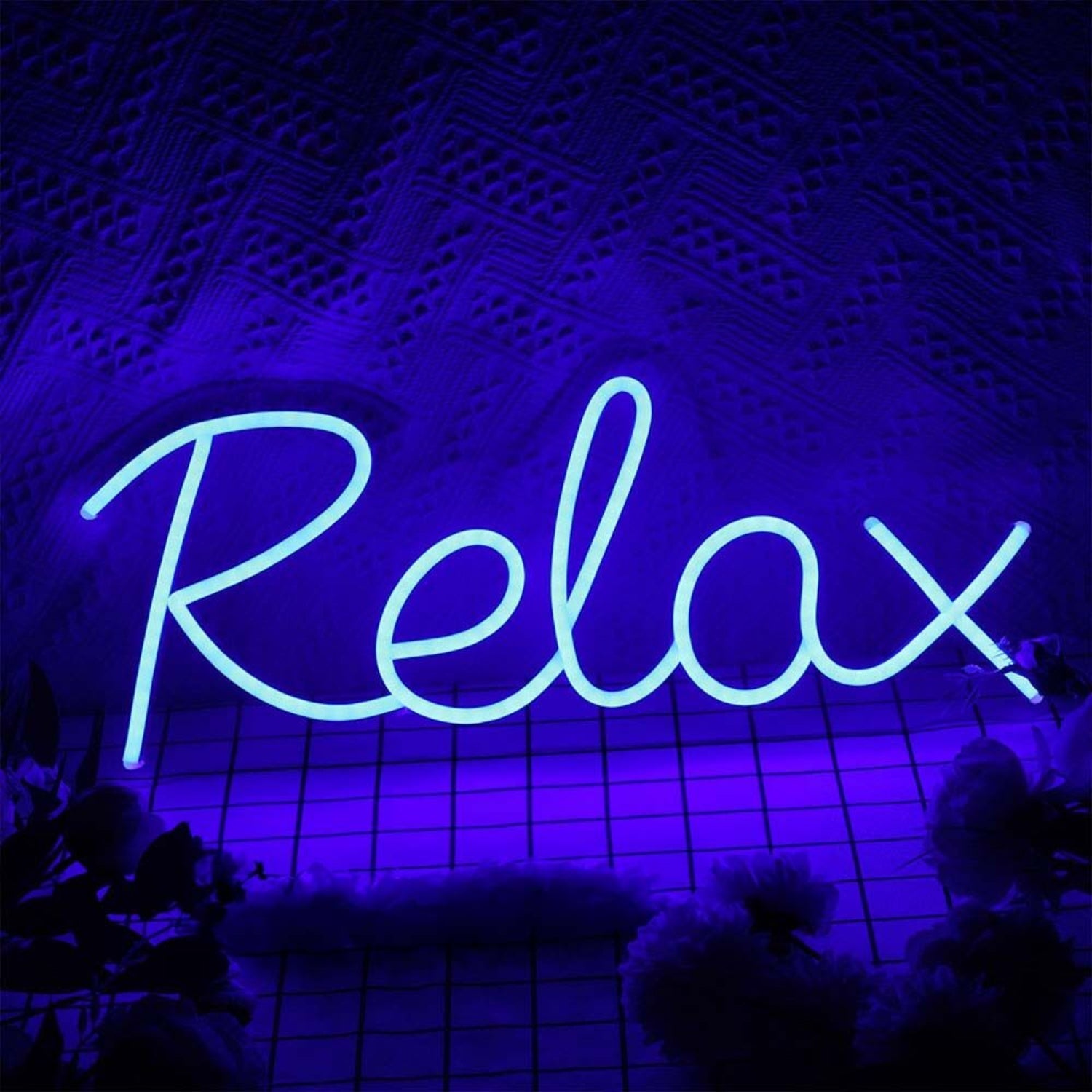 Relax Blue Led Neon Sign | Shineneon