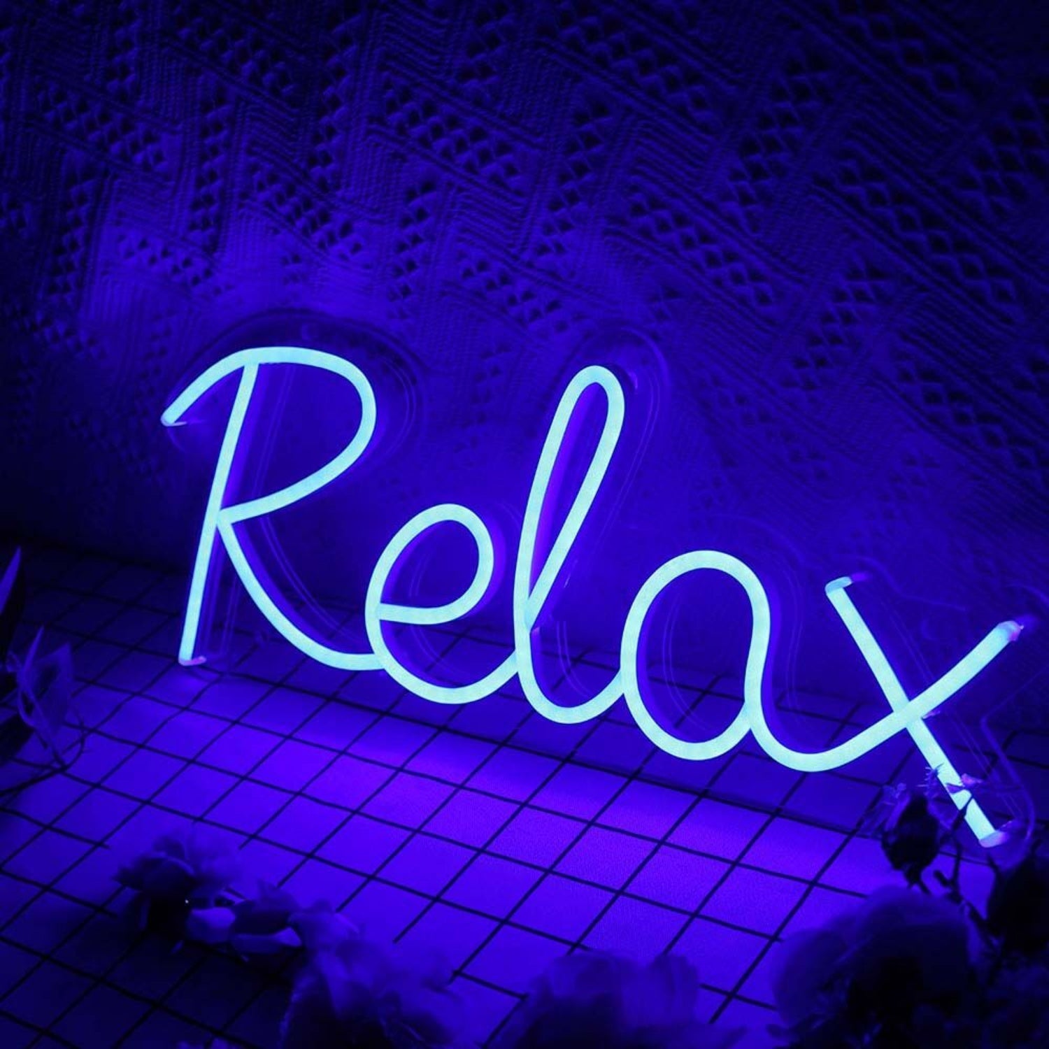 Relax Blue Led Neon Sign | Shineneon