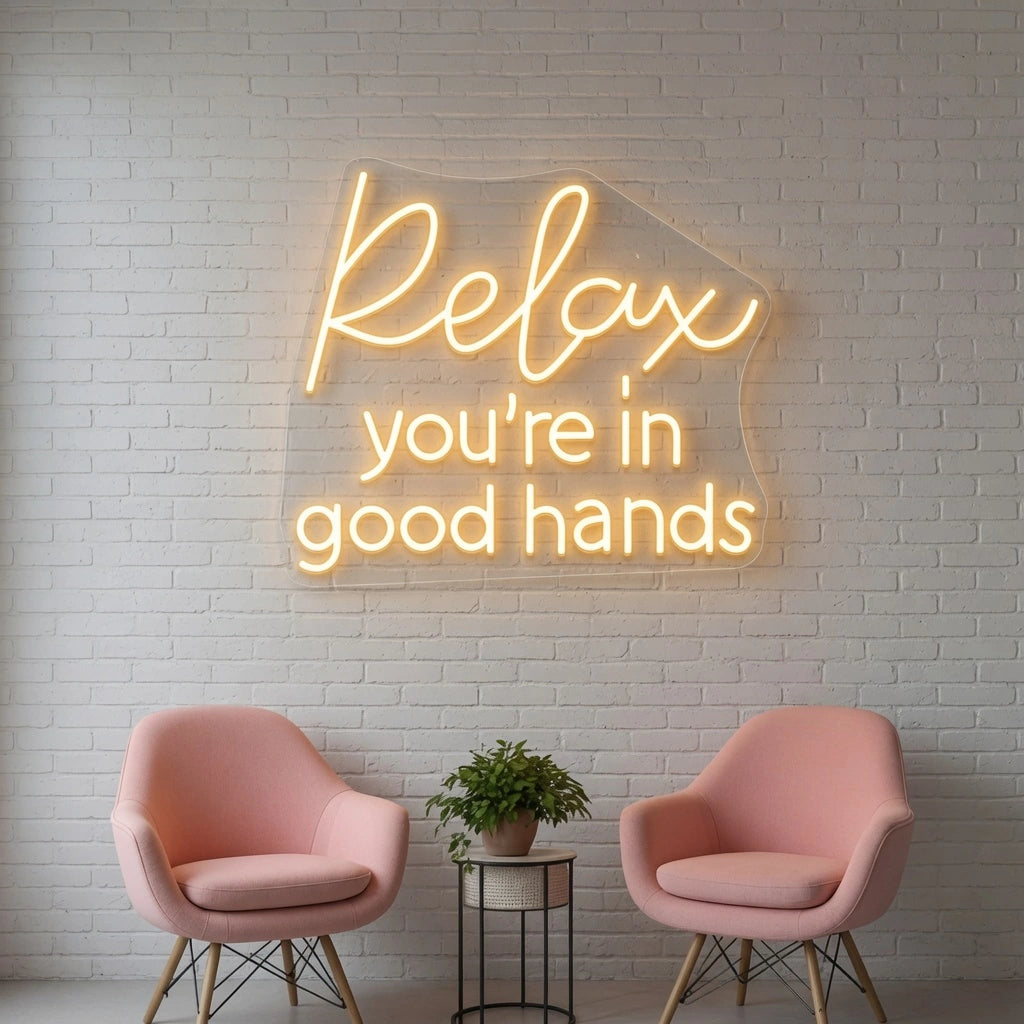 Relax You're LED Neon Sign - 01 Original Product Image