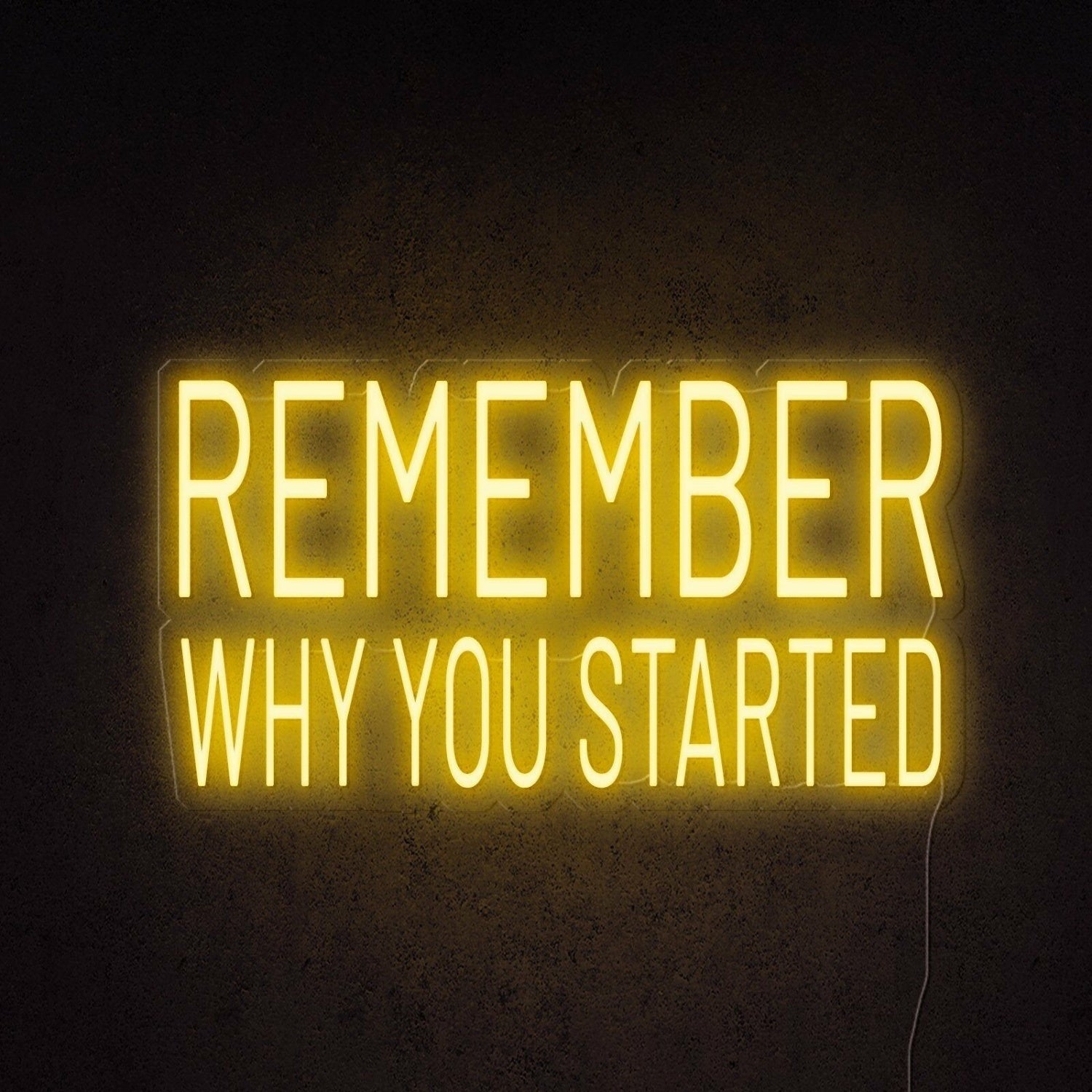 Remember Why You Started Led Neon Sign | Shineneon
