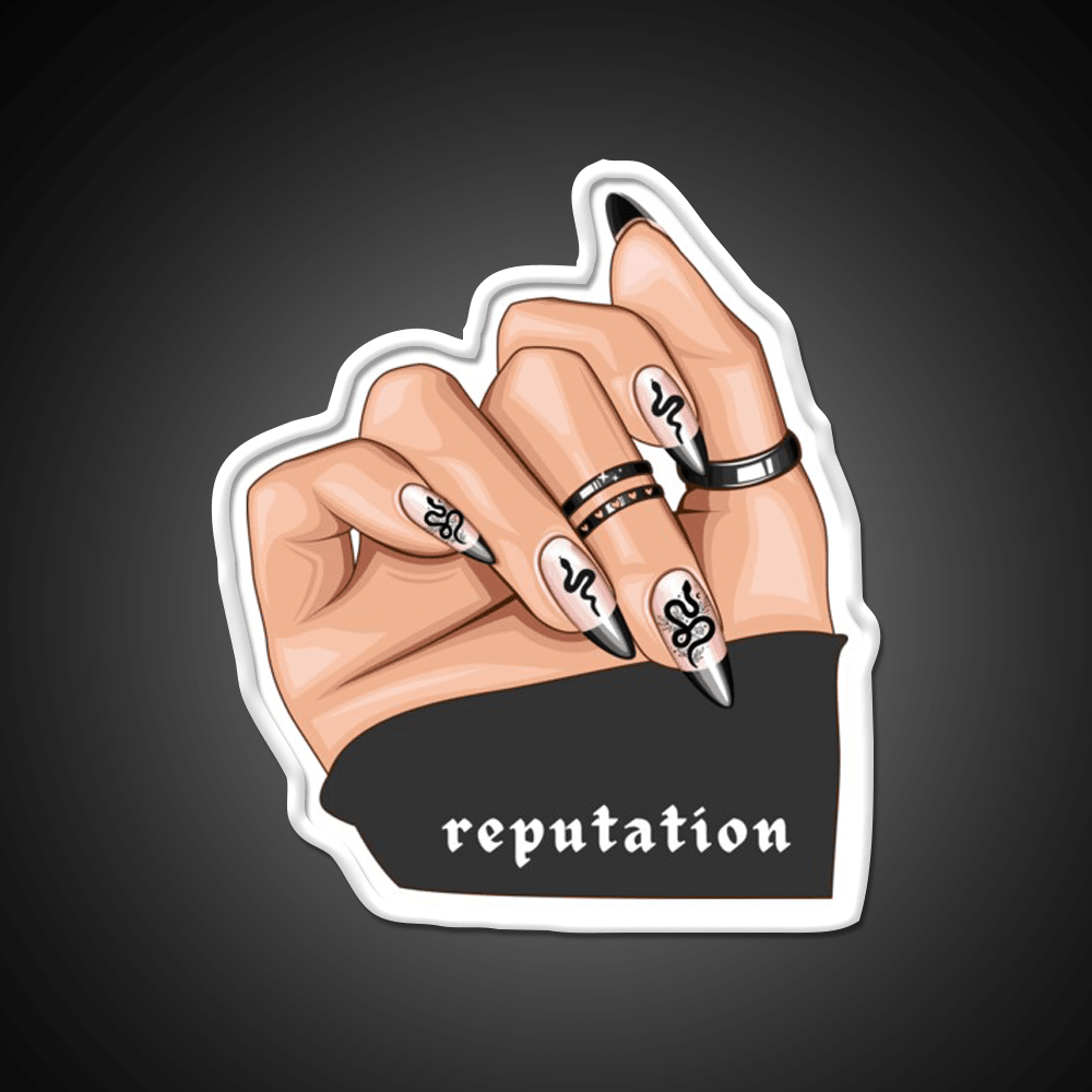 Reputation Snake Nail Salon Led Neon Sign Rgb Color - Shineneon