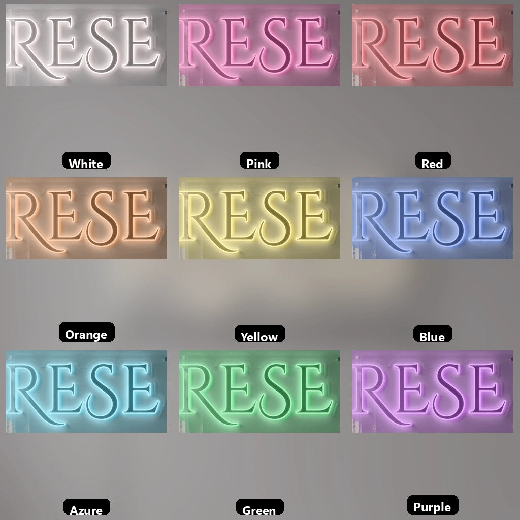 Rese Artisan Studios LED Neon Sign - 05 Color Grid