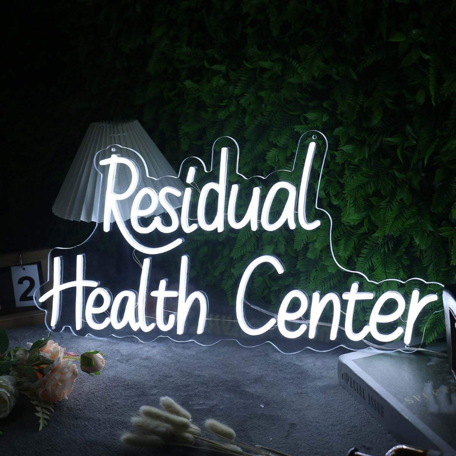 Residual Health Center White Led Neon Sign - Shineneon