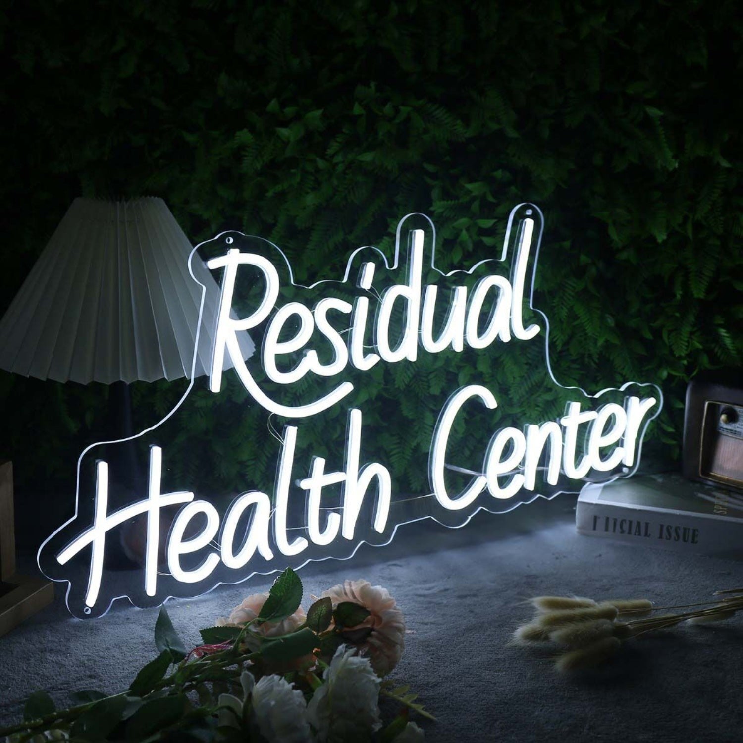 Residual Health Center White Led Neon Sign - Shineneon