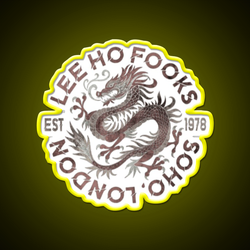 Restaurant 1978S Asian Cultural Led Neon Sign Rgb Color - Custom LED neon sign front view