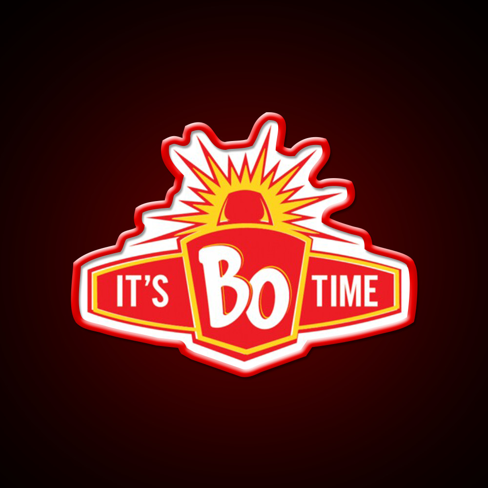 Restaurant Its Bo Time Classic Fast Food Led Neon Sign For Burger Place Rgb Color