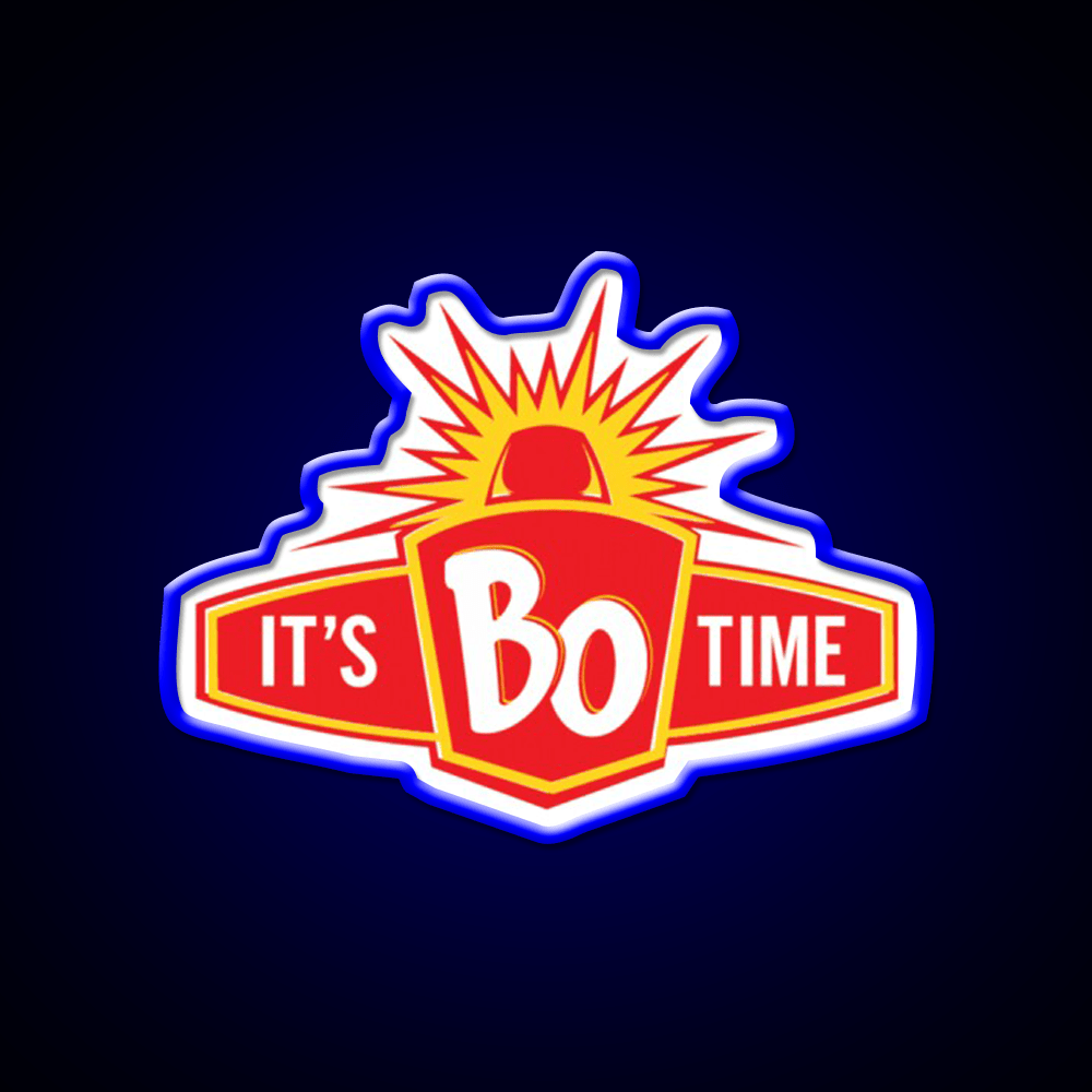 Restaurant Its Bo Time Classic Fast Food Led Neon Sign For Burger Place Rgb Color - Shineneon