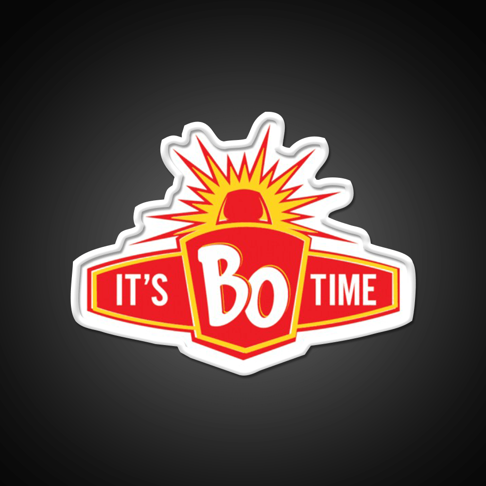 Restaurant Its Bo Time Classic Fast Food Led Neon Sign For Burger Place Rgb Color - Shineneon