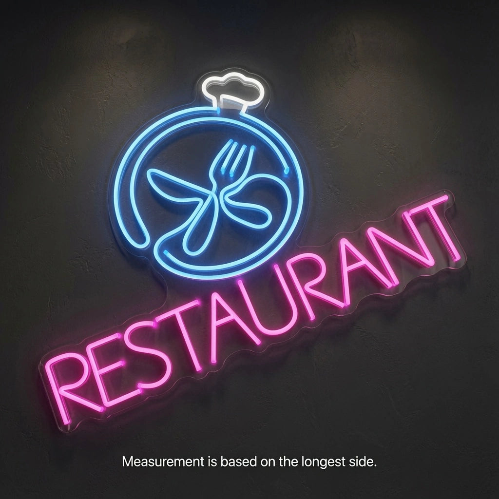 Restaurant LED Neon Sign - 04 Size Image