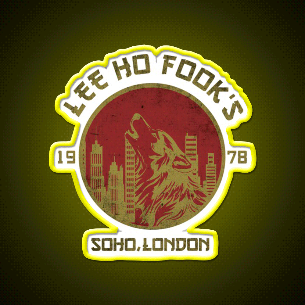Restaurant Of London Asian Cultural Led Neon Sign Rgb Color - Custom LED neon sign front view