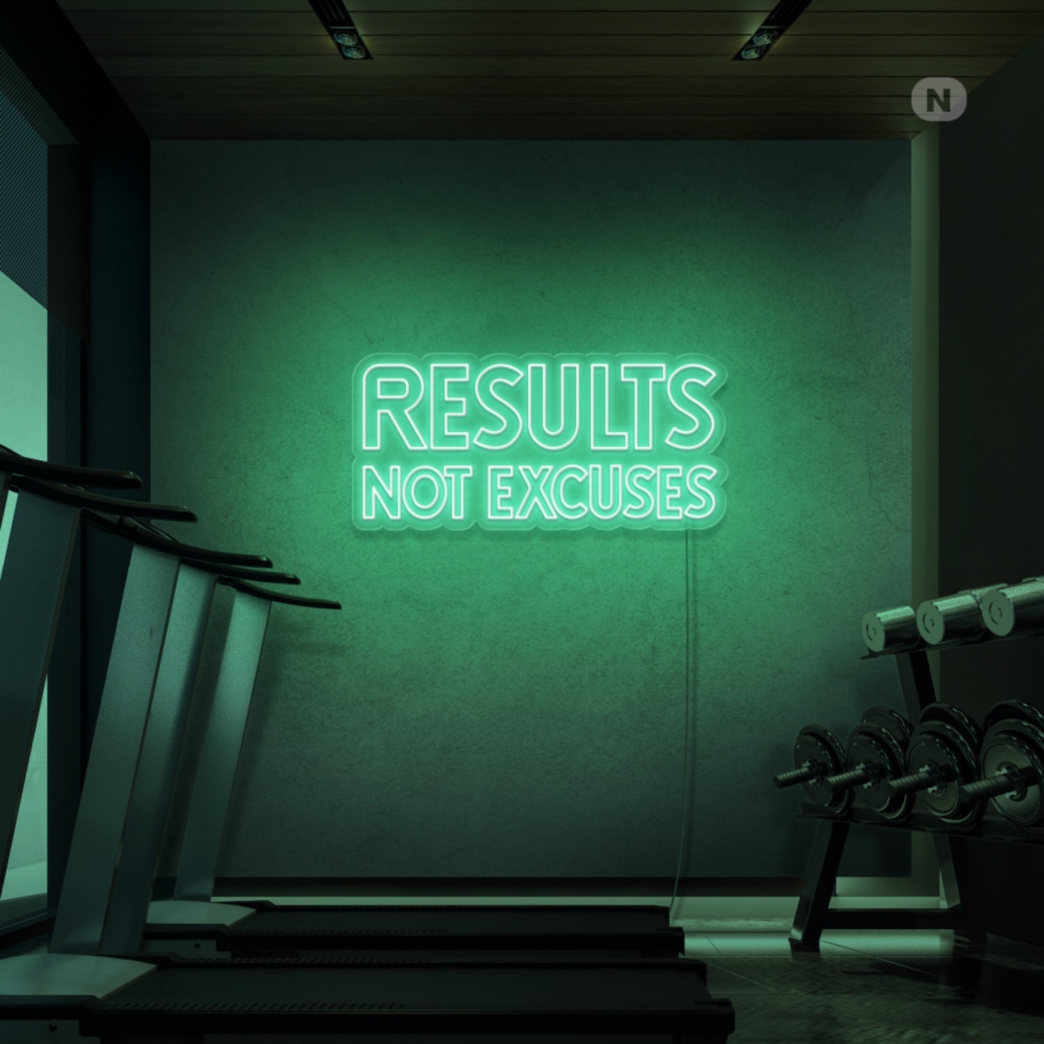 Results No Excuses Led Neon Sign - Shineneon