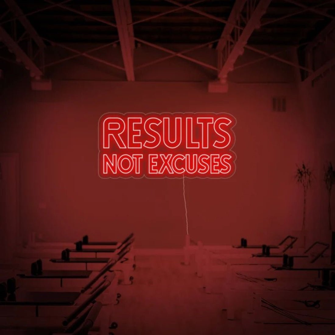 Results Not Excuses Led Sign Business Neon Sign - Shineneon