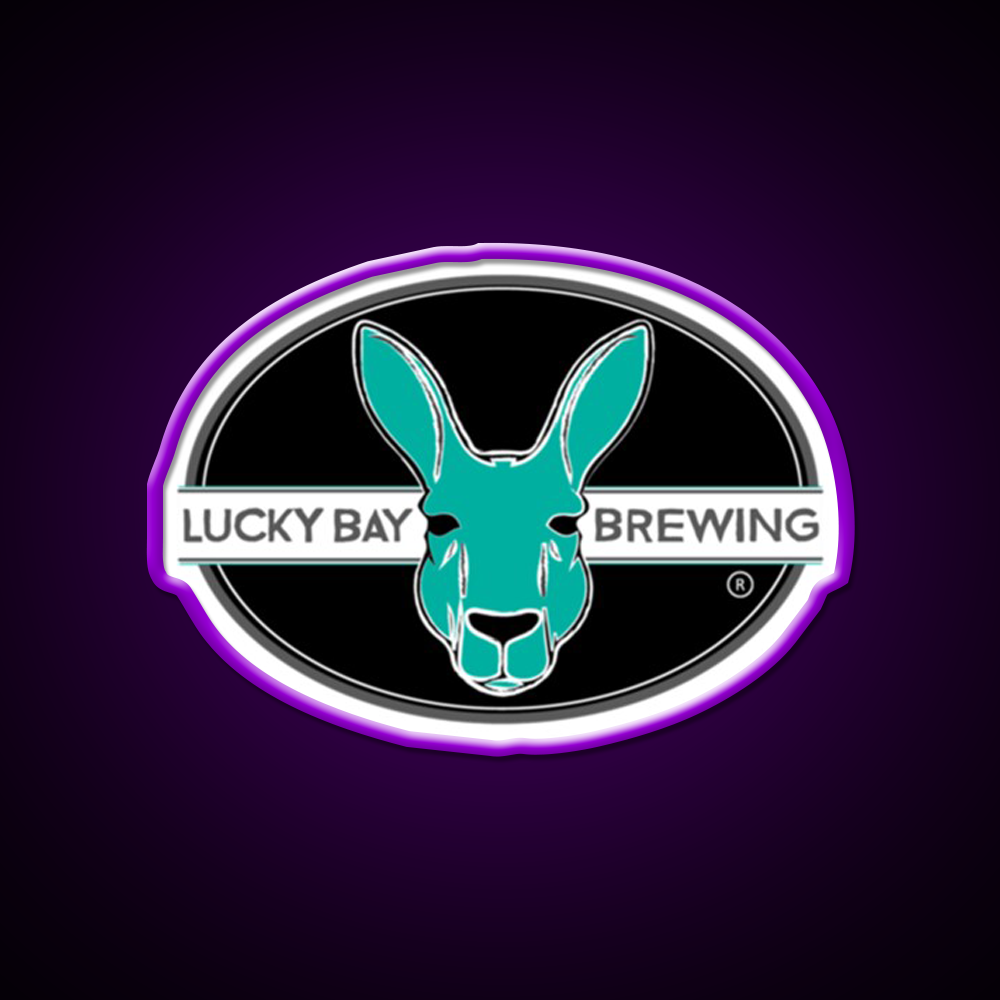 Retro Bunny Lucky Bay Beer Bar Decor Led Neon Sign Rgb Color - LED neon sign view 9