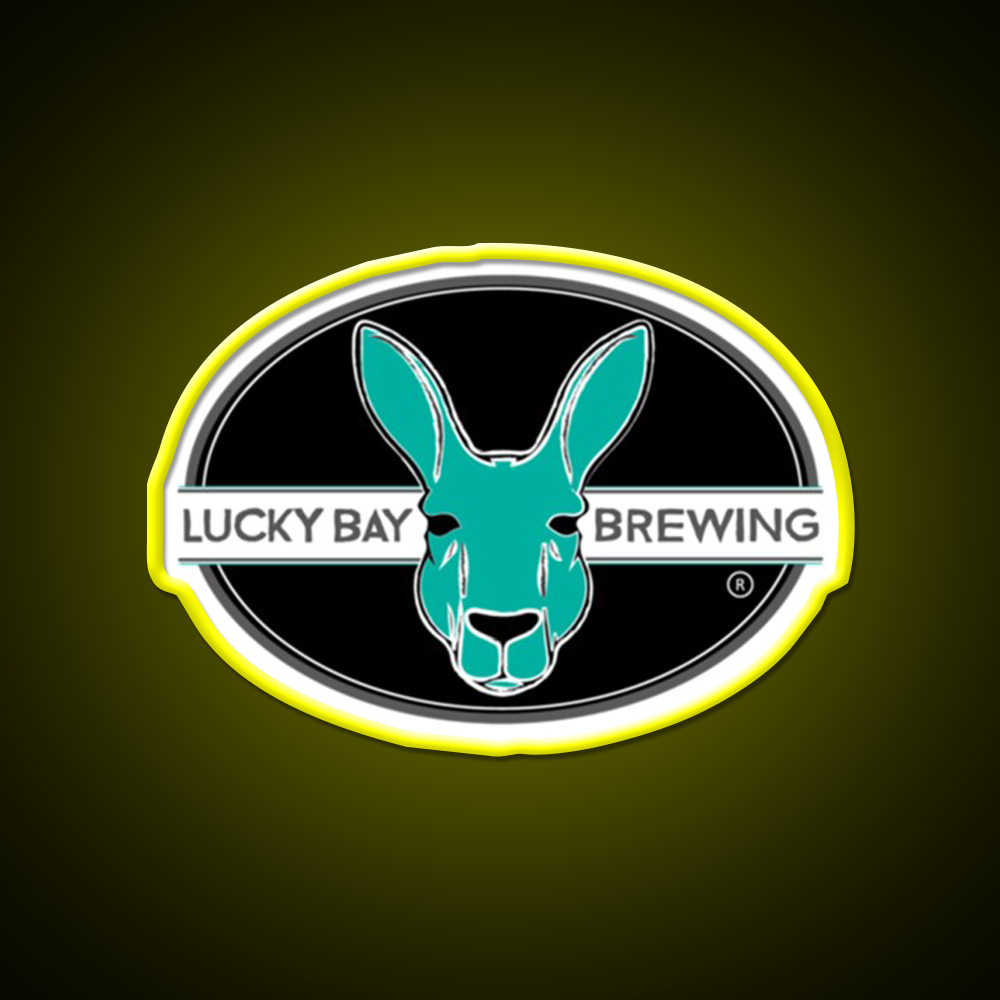 Retro Bunny Lucky Bay Beer Bar Decor Led Neon Sign Rgb Color - LED neon sign view 7