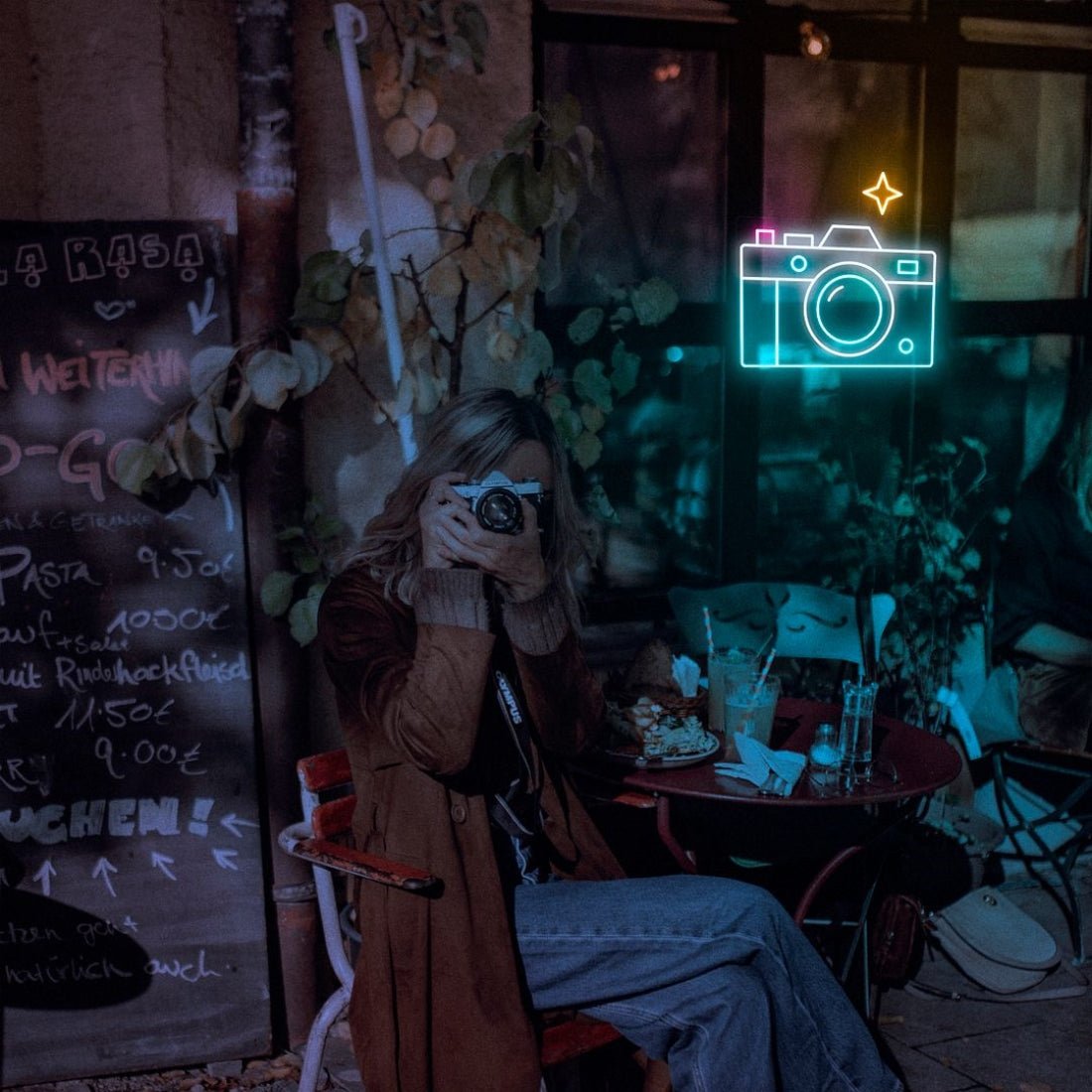 Retro Camera Led Sign Business Neon Sign - Shineneon
