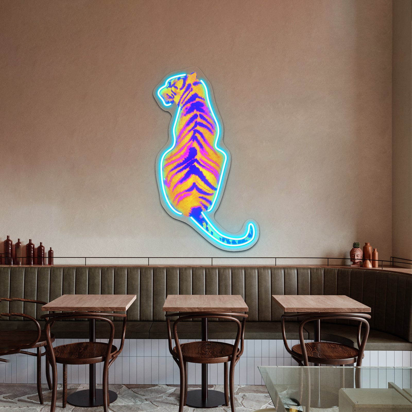 Retro Color Animals Artwork Led Neon Signs | Shineneon