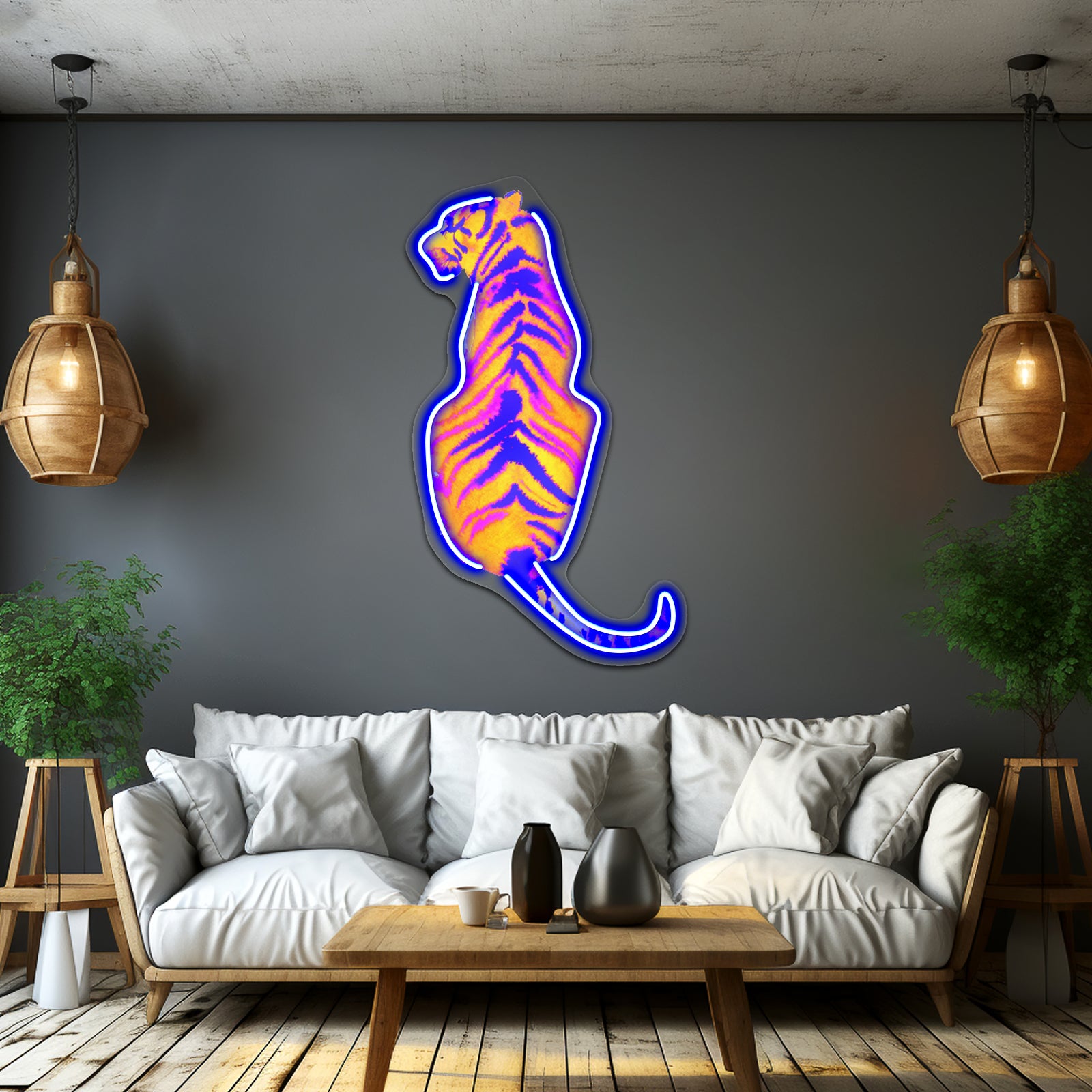 Retro Color Animals Artwork Led Neon Signs | Shineneon