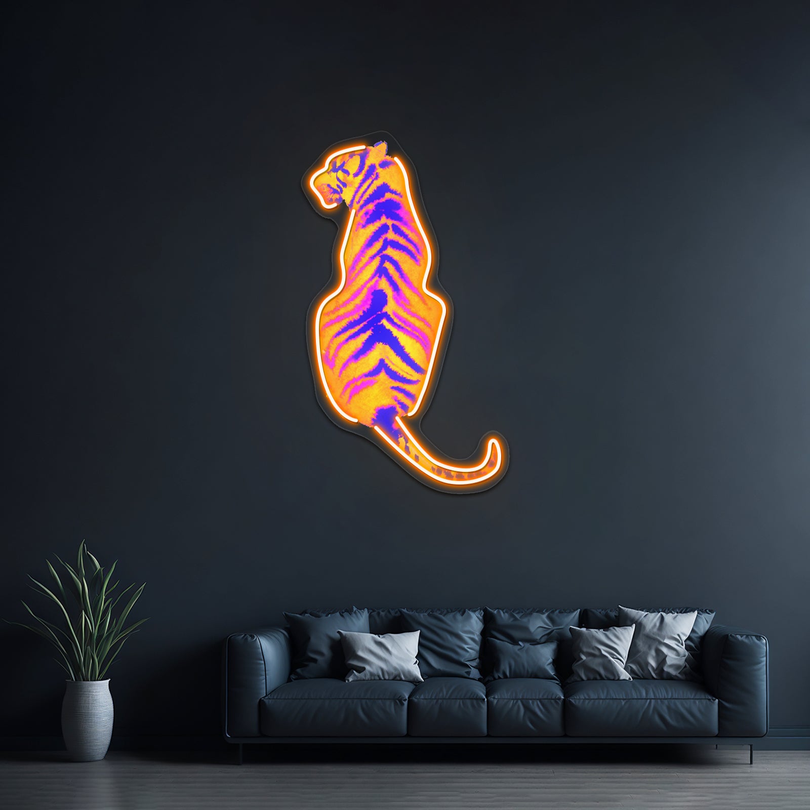 Retro Color Animals Artwork Led Neon Signs | Shineneon