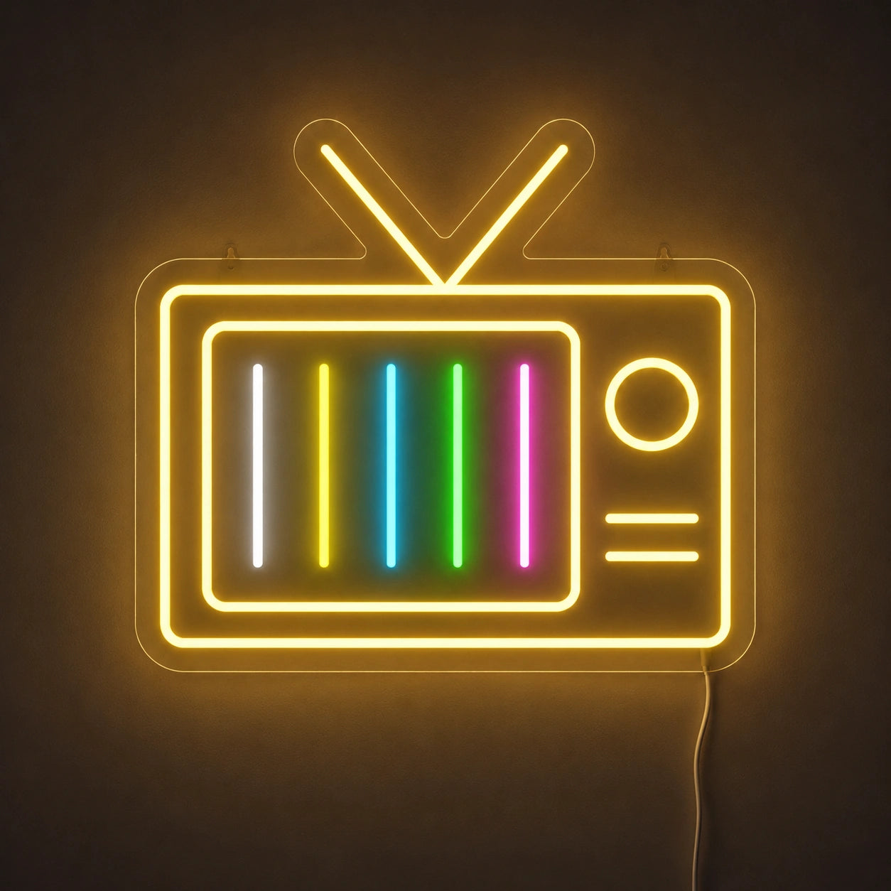 Retro Color TV Neon Sign LED Neon Sign main product image