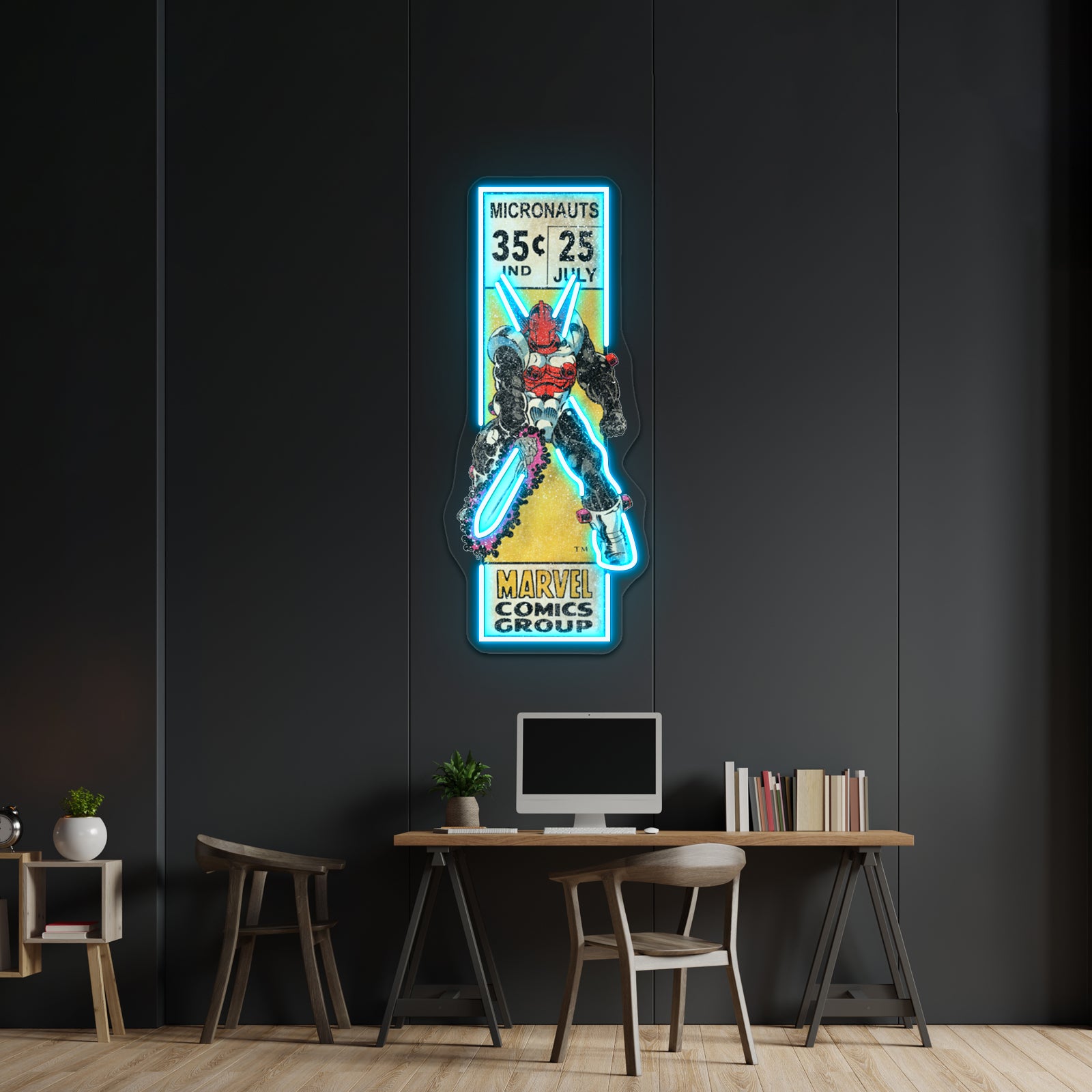 Retro Corner Box Acroyear Artwork Led Neon Signs | Shineneon