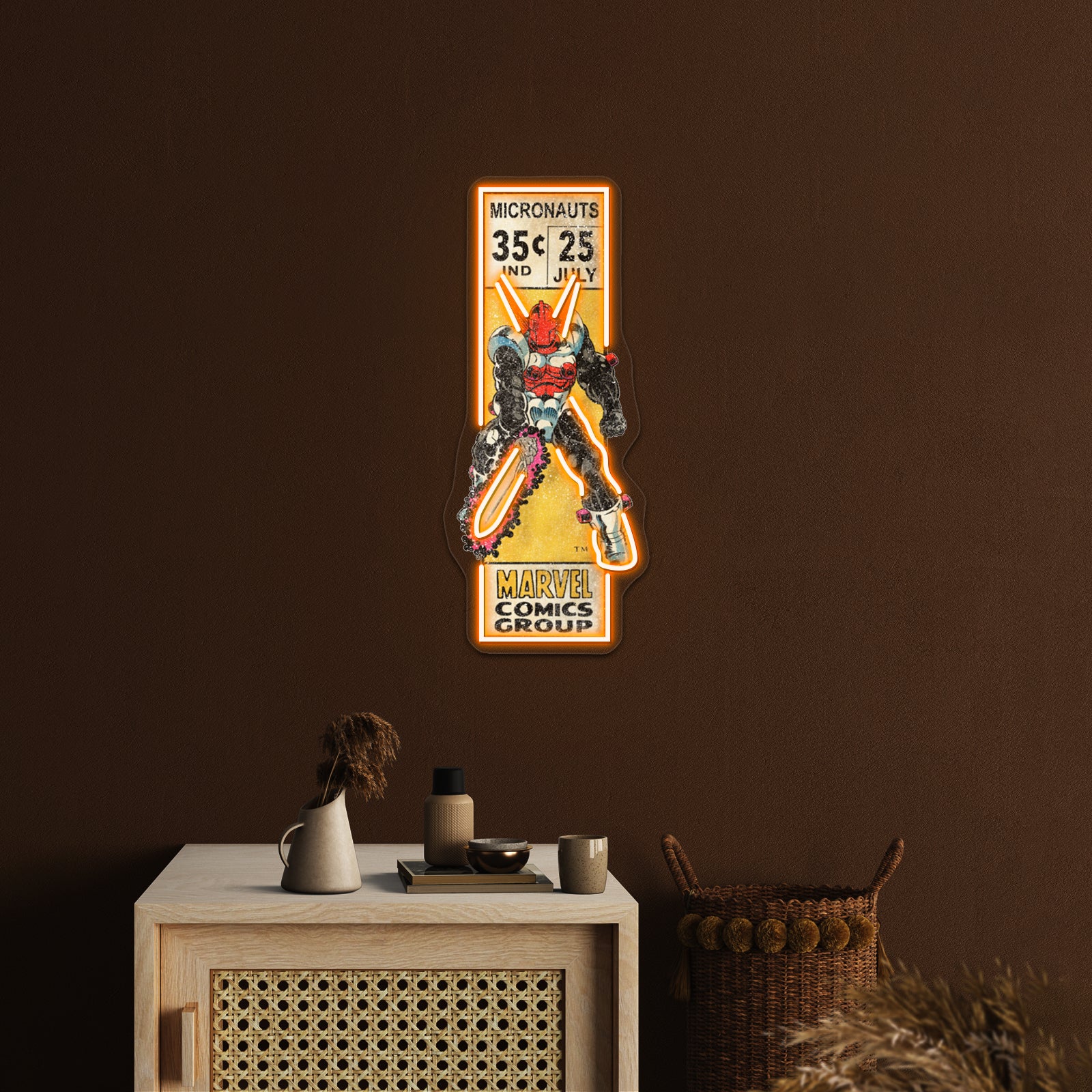 Retro Corner Box Acroyear Artwork Led Neon Signs | Shineneon