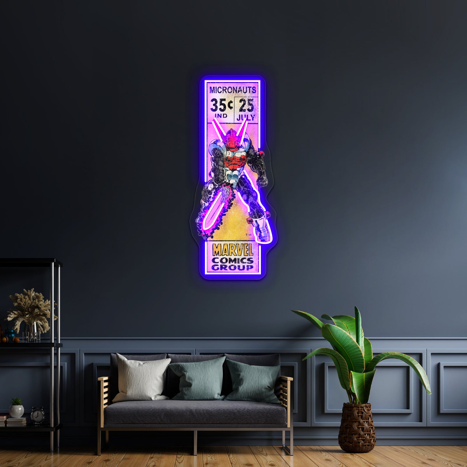 Retro Corner Box Acroyear Artwork Led Neon Signs | Shineneon