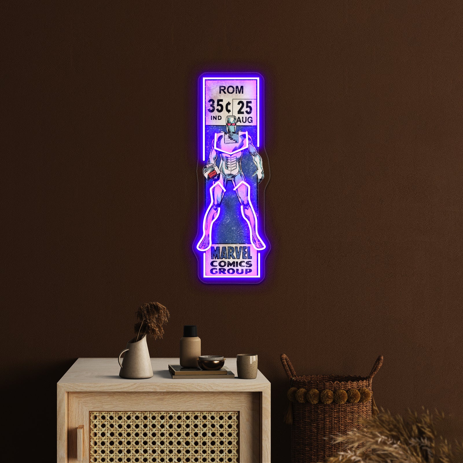 Retro Corner Box Rom Artwork Led Neon Signs | Shineneon