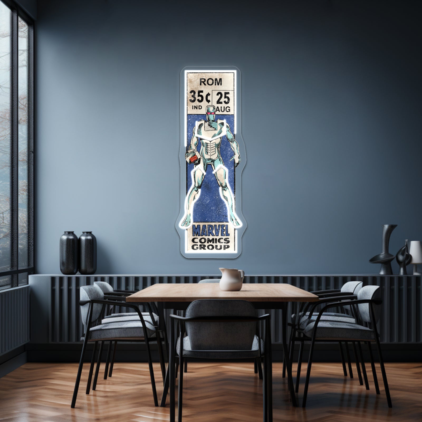 Retro Corner Box Rom Artwork Led Neon Signs | Shineneon