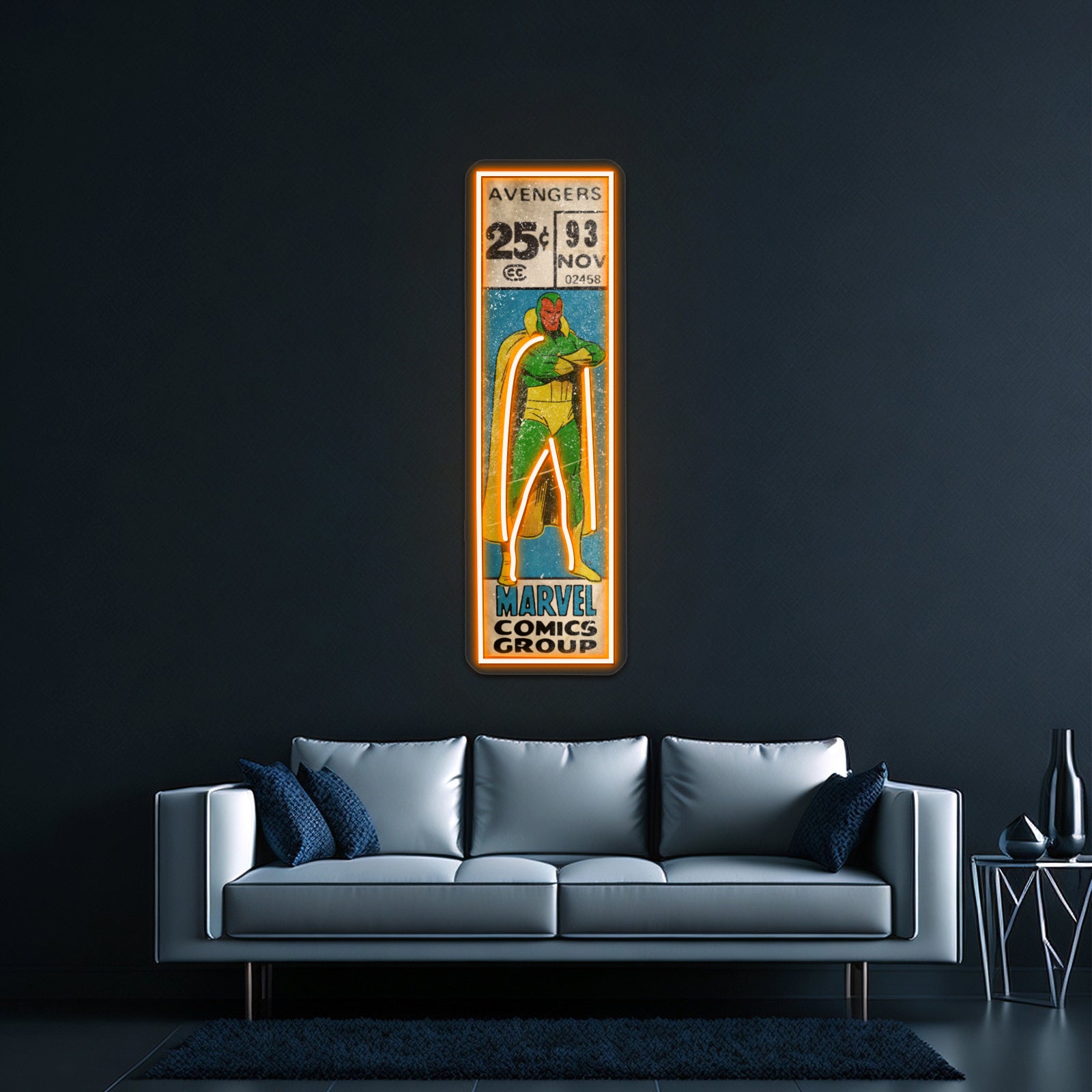 Retro Corner Box Vision Artwork Led Neon Signs | Shineneon