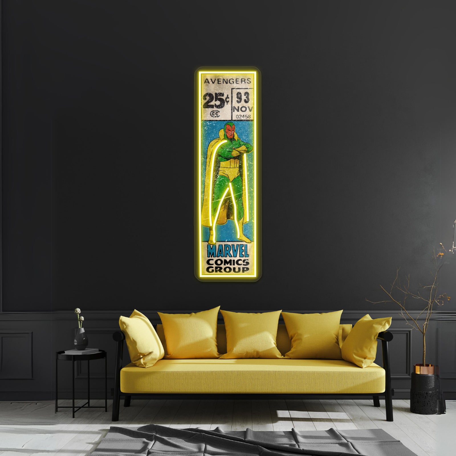 Retro Corner Box Vision Artwork Led Neon Signs | Shineneon