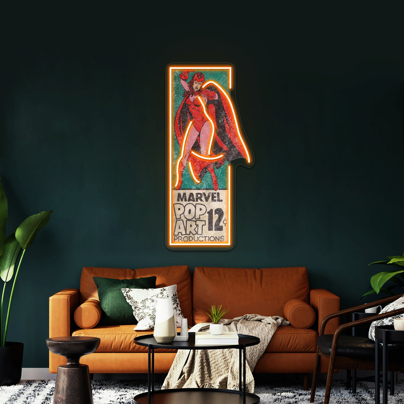 Retro Corner Box Witch Artwork Led Neon Signs | Shineneon