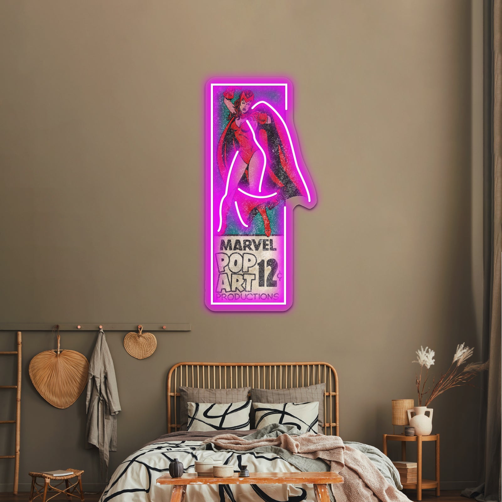 Retro Corner Box Witch Artwork Led Neon Signs | Shineneon